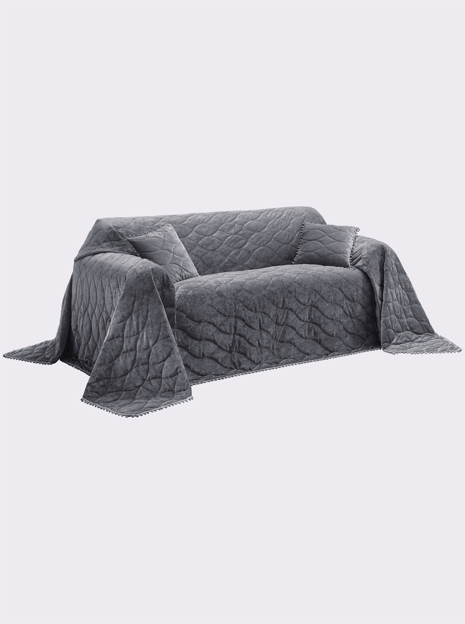 heine home Überwurf - grau