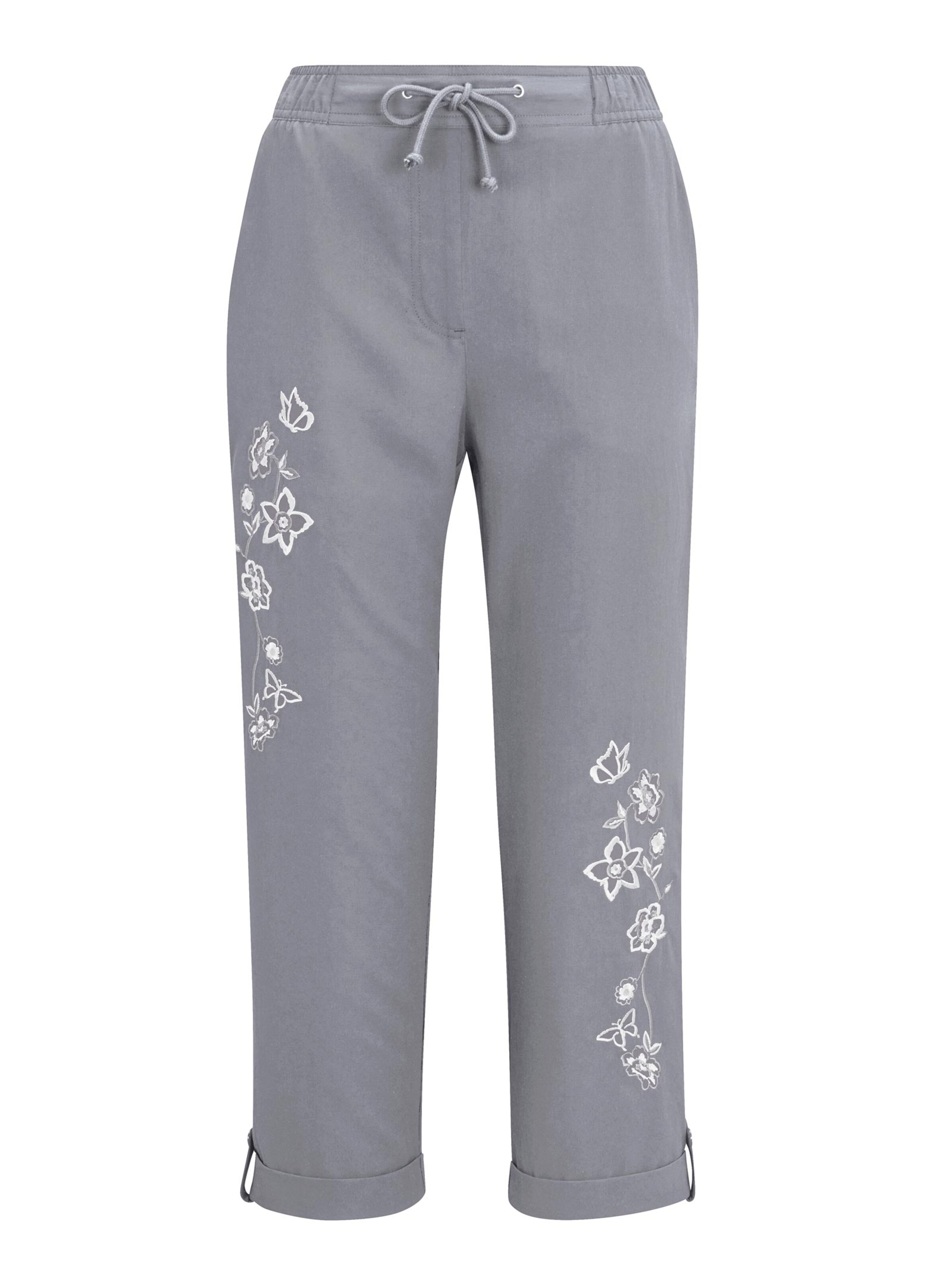 3/4-Hose - steingrau