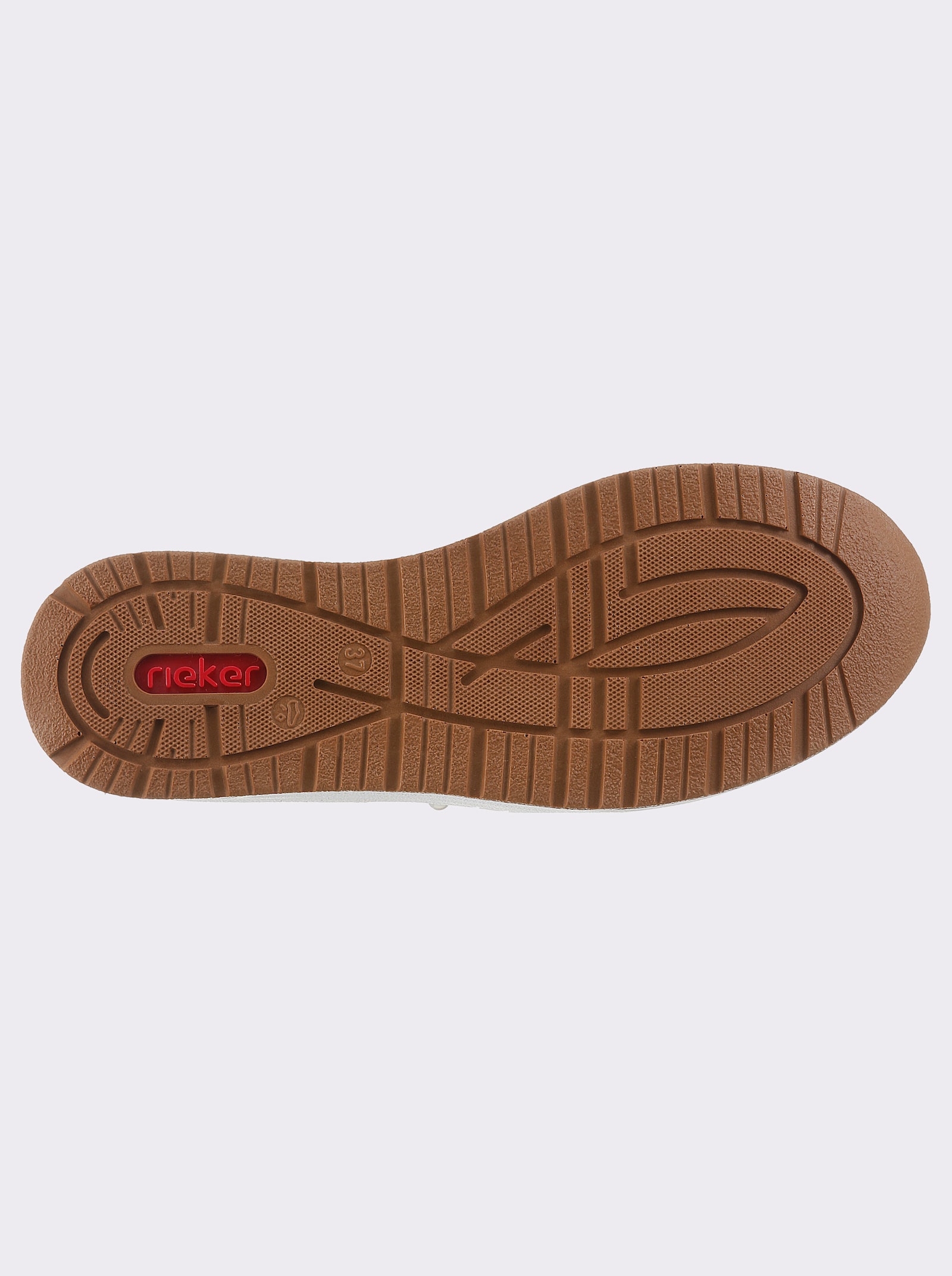 Rieker Keilsneaker mit Ziersteinchen - weiß