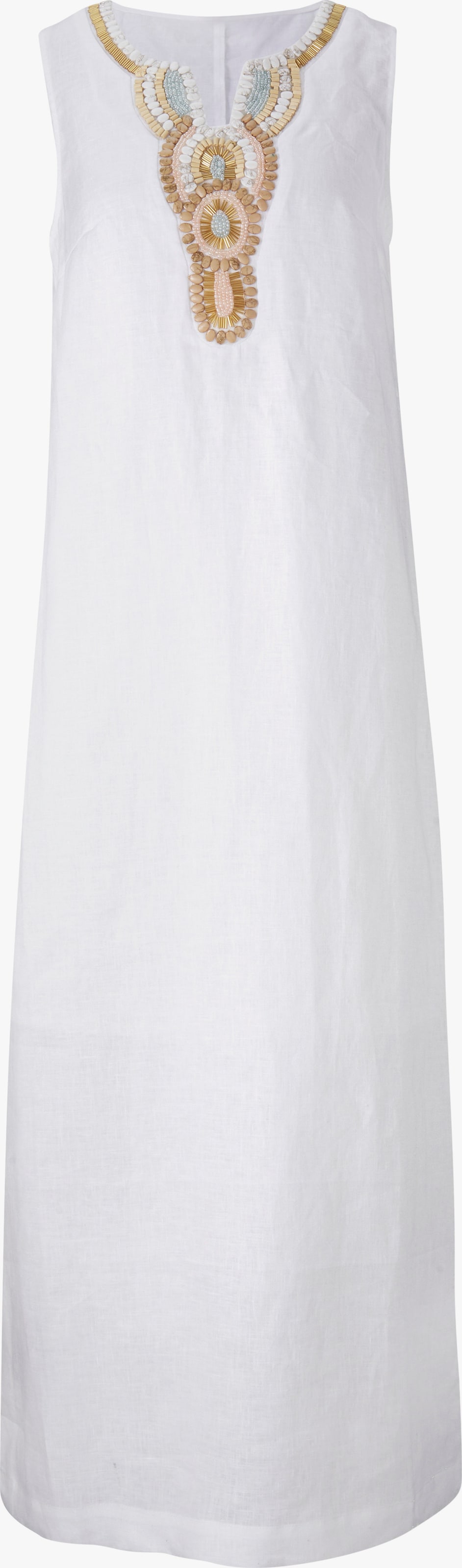 heine Robe en lin - blanc