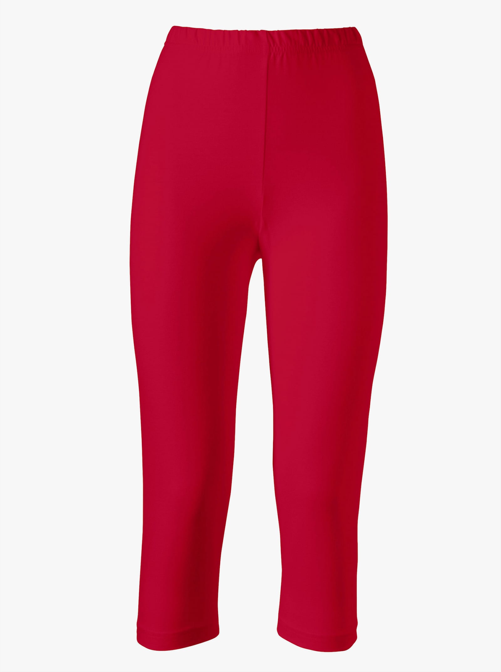 Caprileggings mit Rundum-Dehnbund - rot