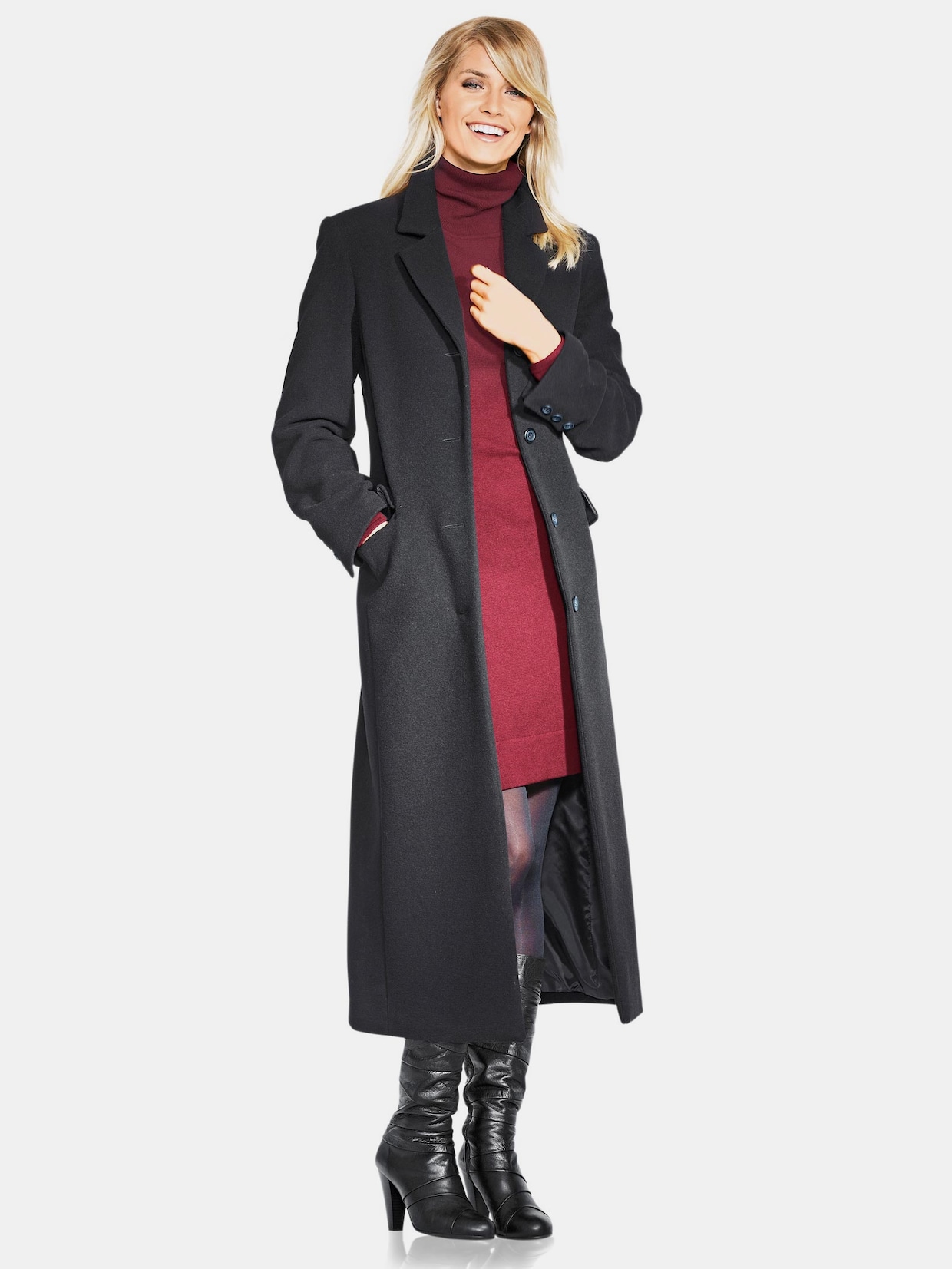 Linea Tesini Manteau blazer - noir