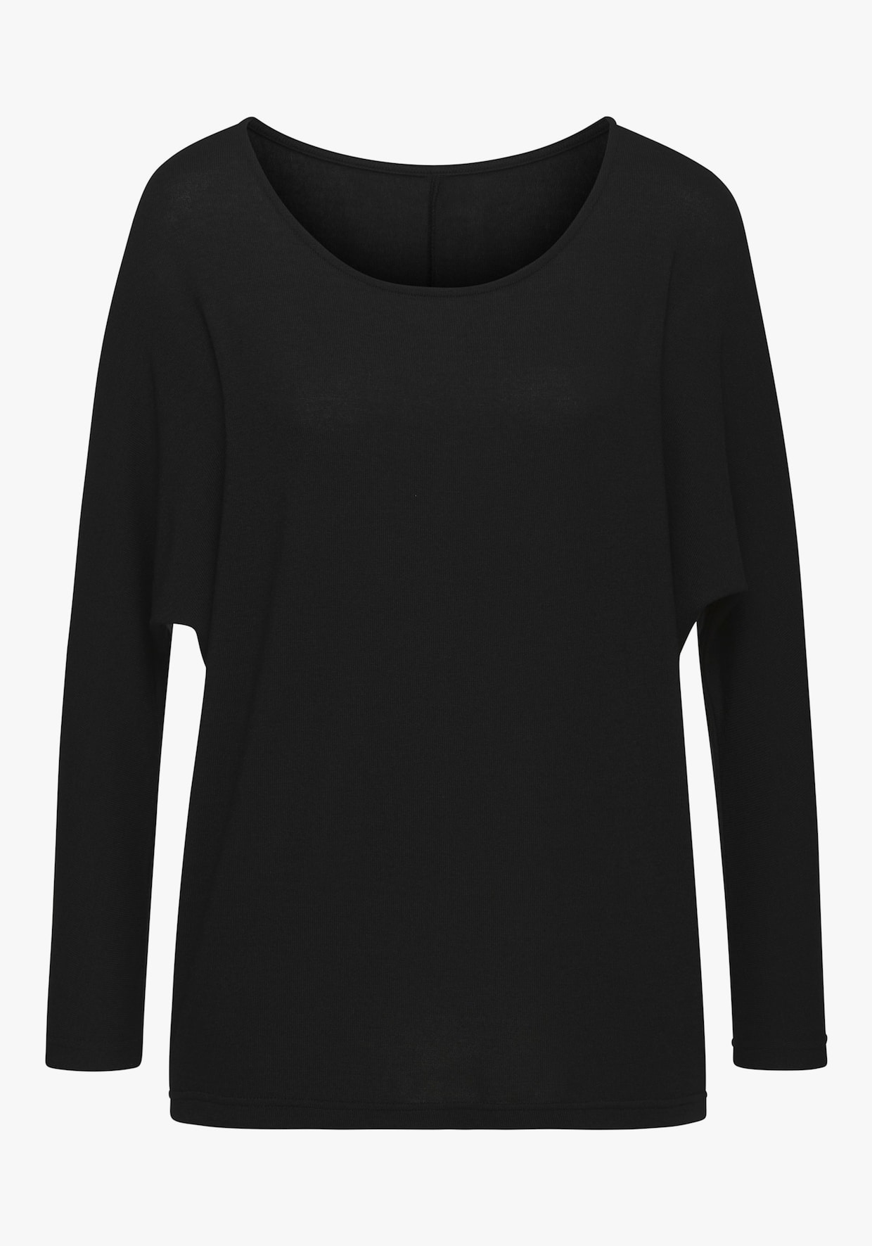 LASCANA Langarmshirt - schwarz
