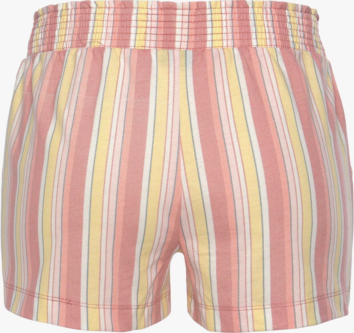 Vivance Dreams shortama - rozenhout/lichtgeel/wit gestreept