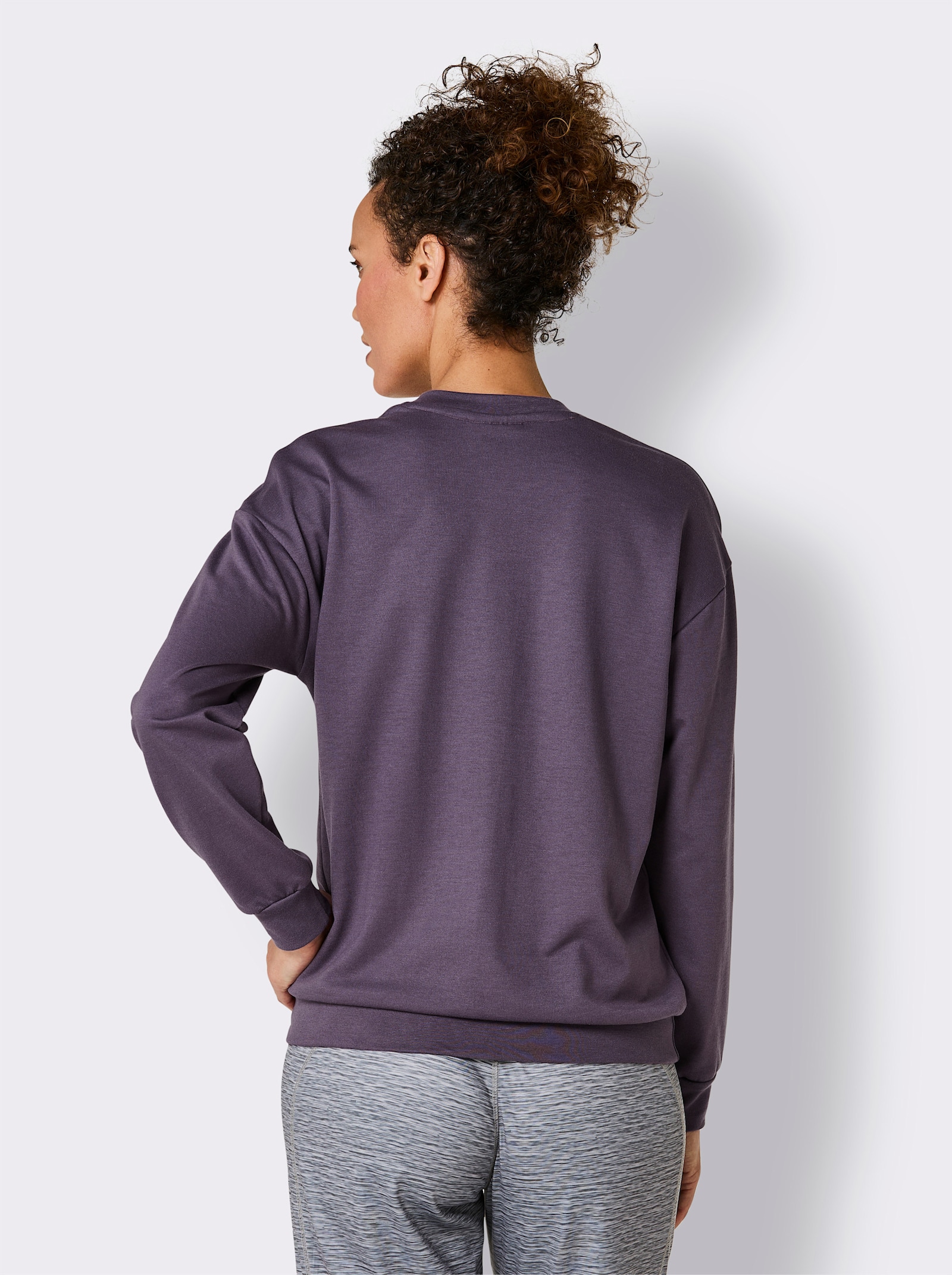 Catamaran Sports Sweatshirt mit platziertem Blumendruck - feige