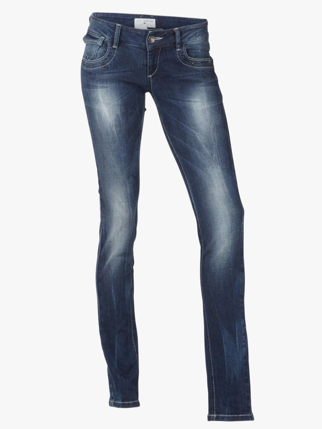 Linea Tesini Bauchweg-Jeans - blue denim