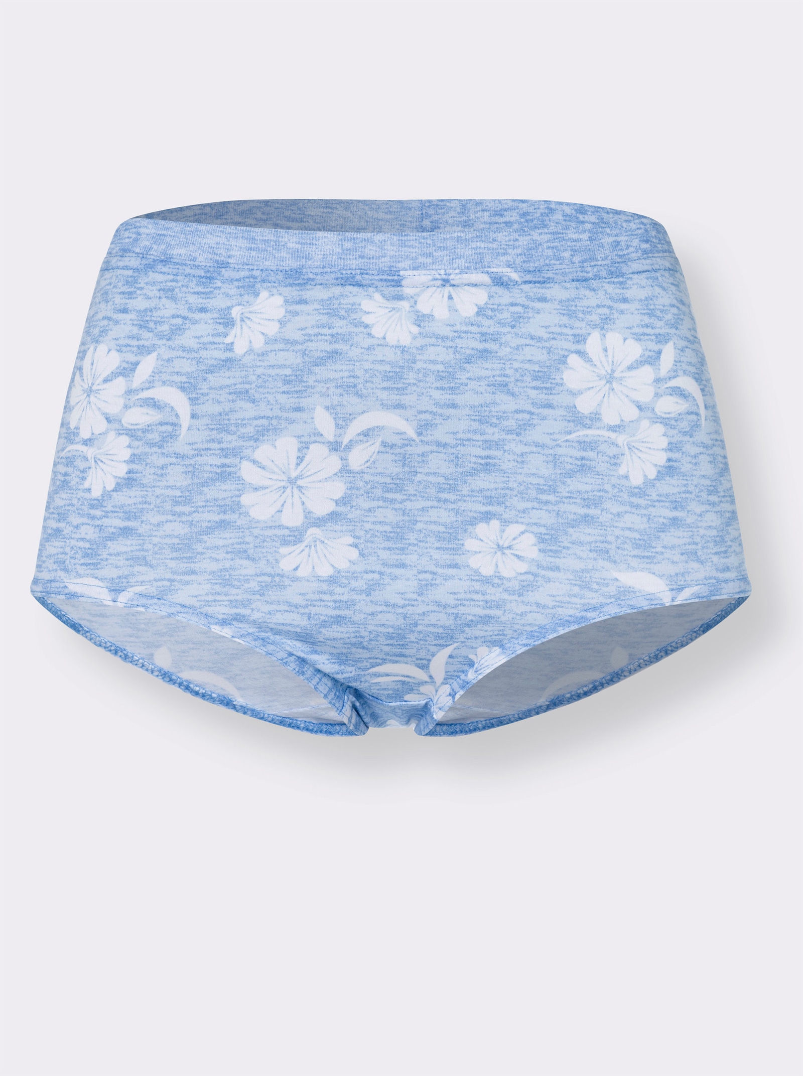 Kalhotky s pasem v balení po 4 ks - pestrá-melír