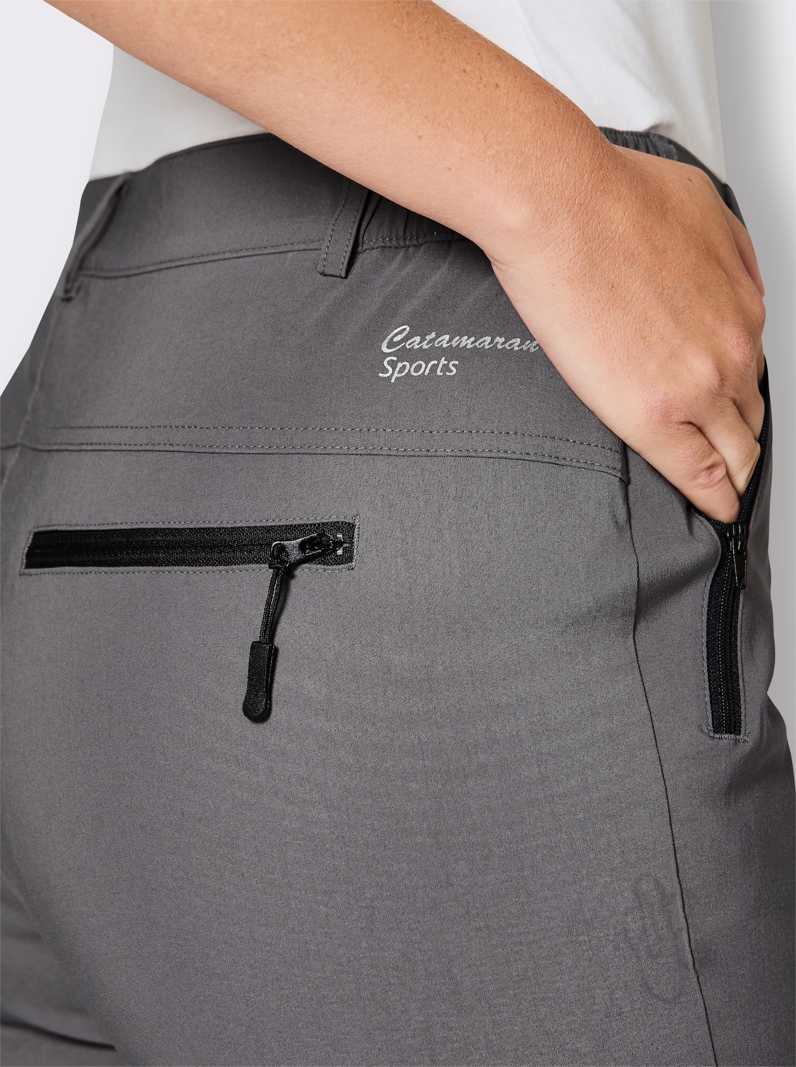 Catamaran Sports Funktionshose , am Saum weitenverstellbar - anthrazit