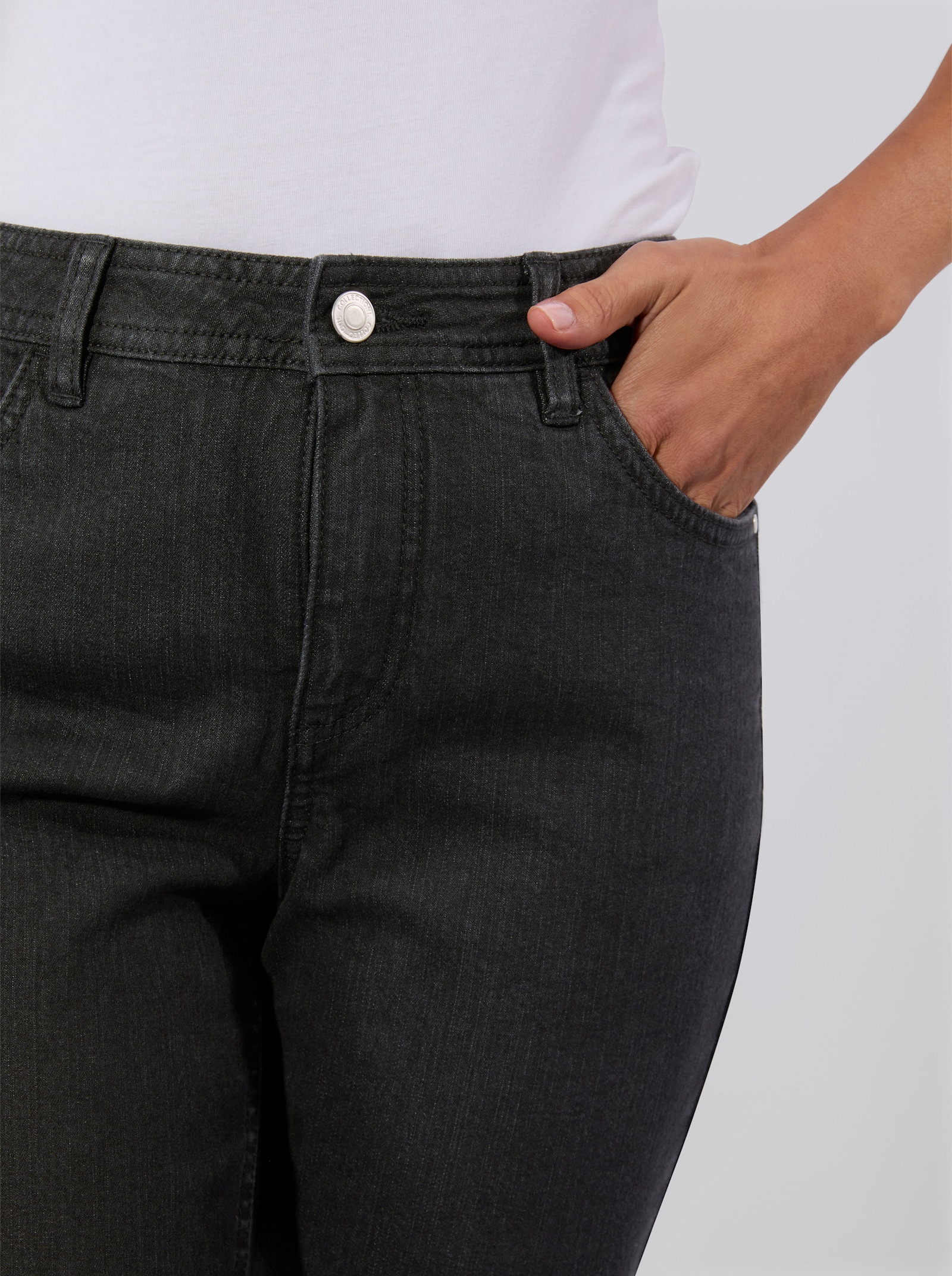5-pocketjeans met stretch - black denim