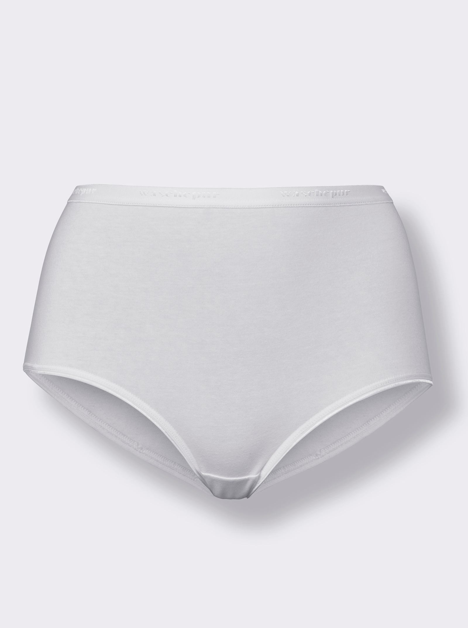 Taillenslip mit Elastik-Abschlüssen - weiß
