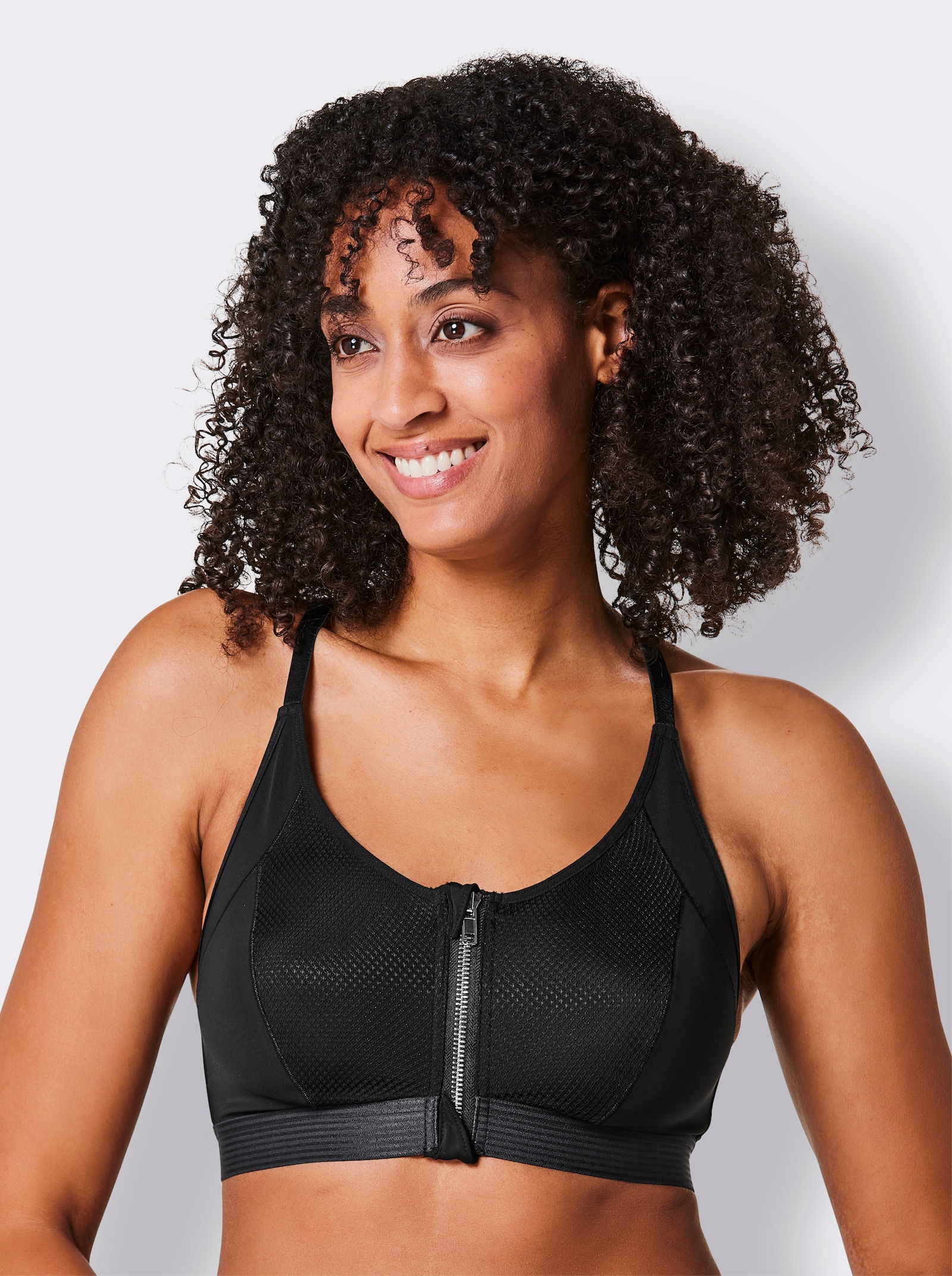 wäschepur Beha zonder beugel met voorsluiting - zwart