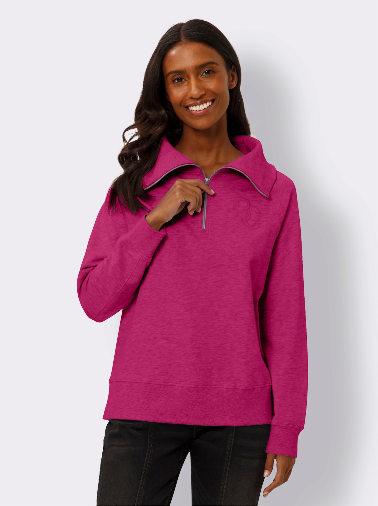 heine Sweatshirt - fuchsia