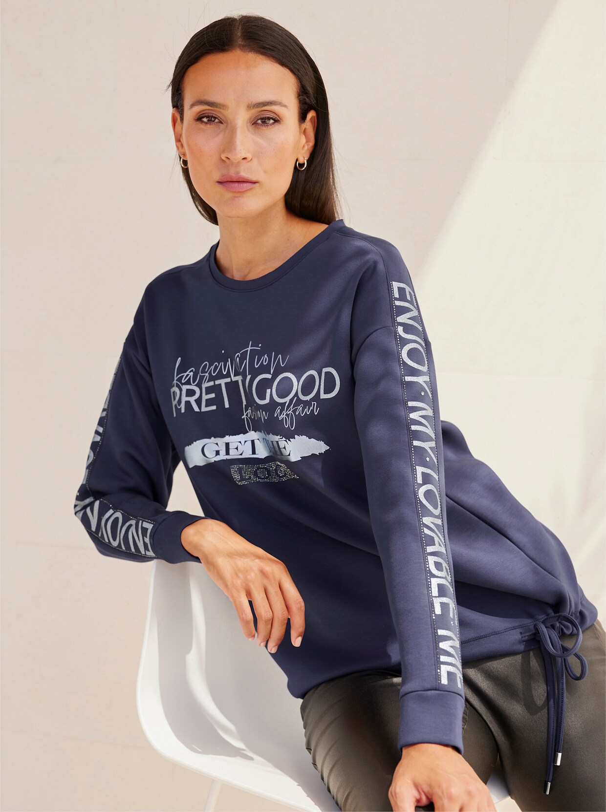 heine Langarmshirt - marine