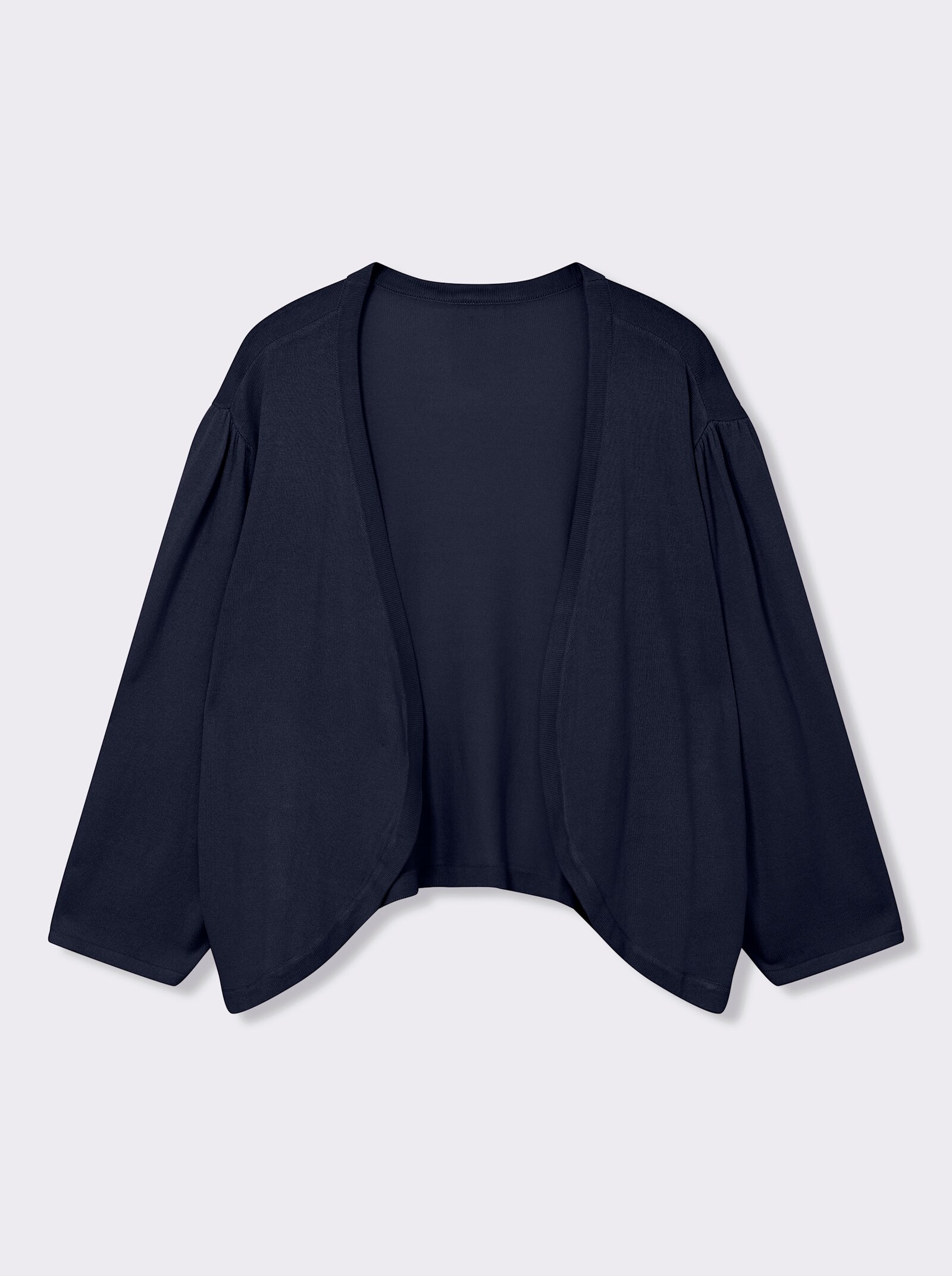Bolero in Feinstrick-Qualität - marine