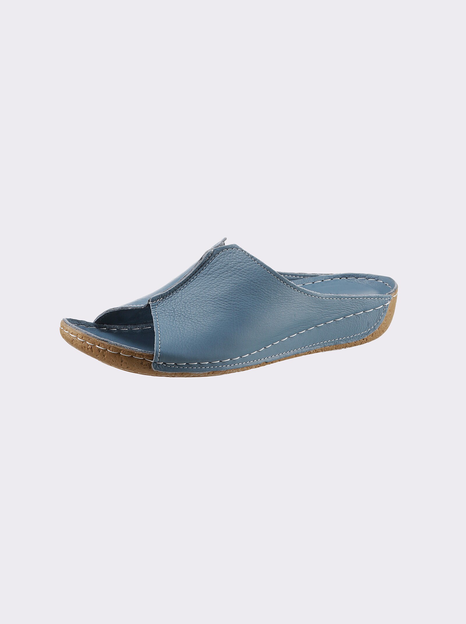 Andrea Conti slippers - jeansblauw