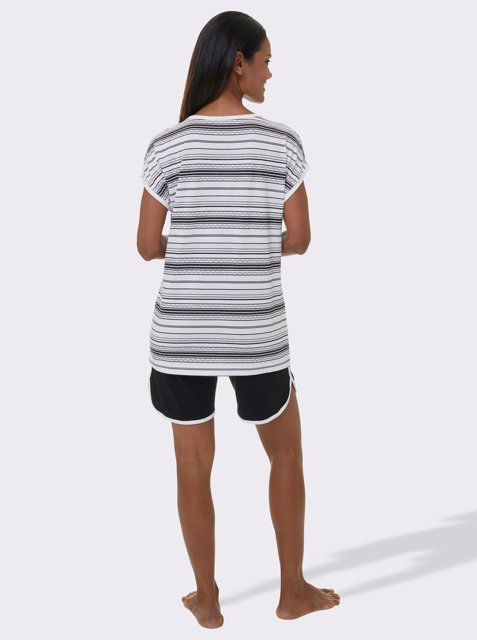 wäschepur Shortys im Doppelpack - schwarz + weiß