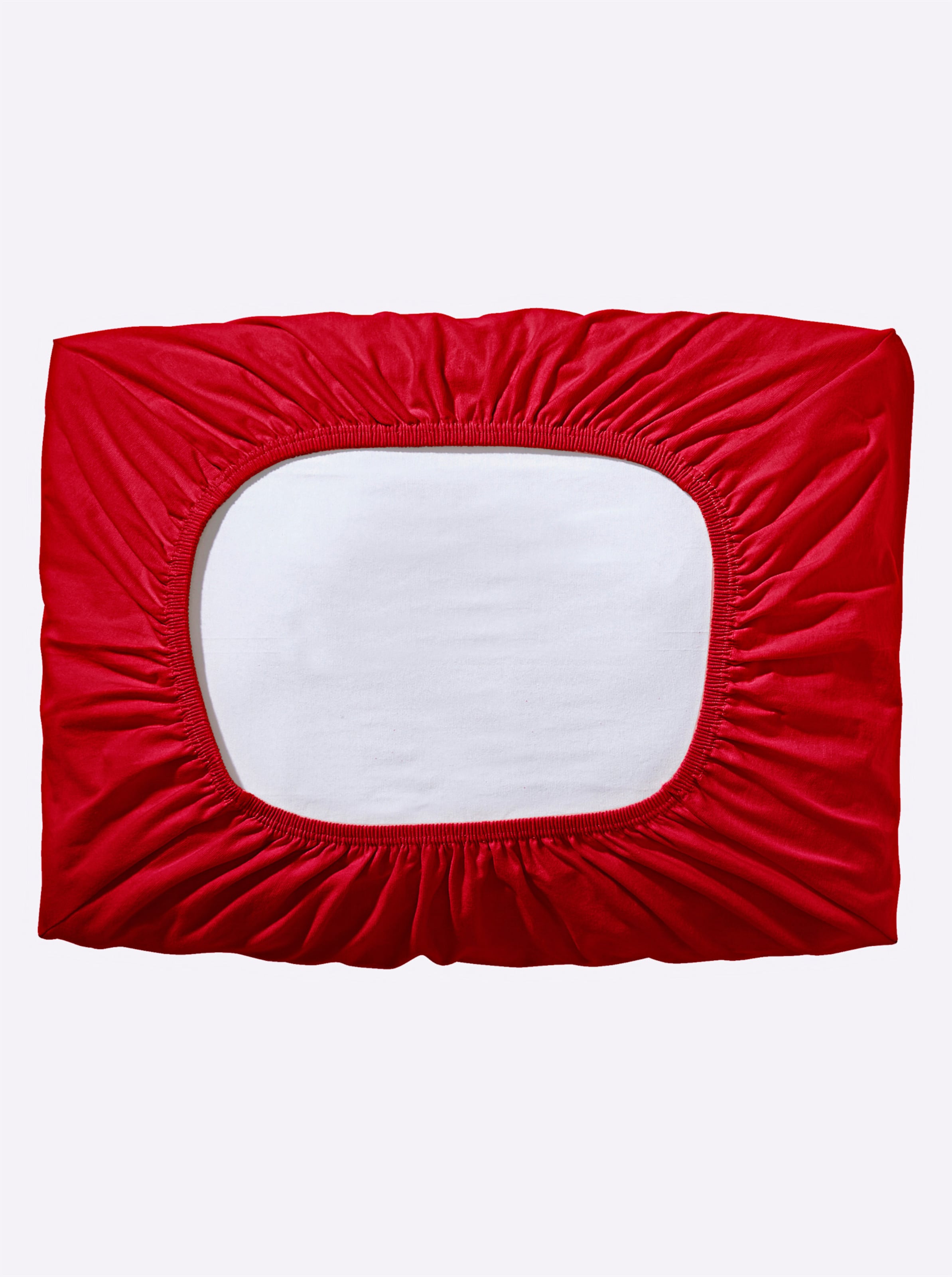 Kissenbezug günstig Kaufen-Kissenbezug in rot von wäschepur. Kissenbezug in rot von wäschepur <![CDATA[Kissenbezug In bewegungselastischer Elastik-Jersey-Qualität, bügelfrei.]]>. 