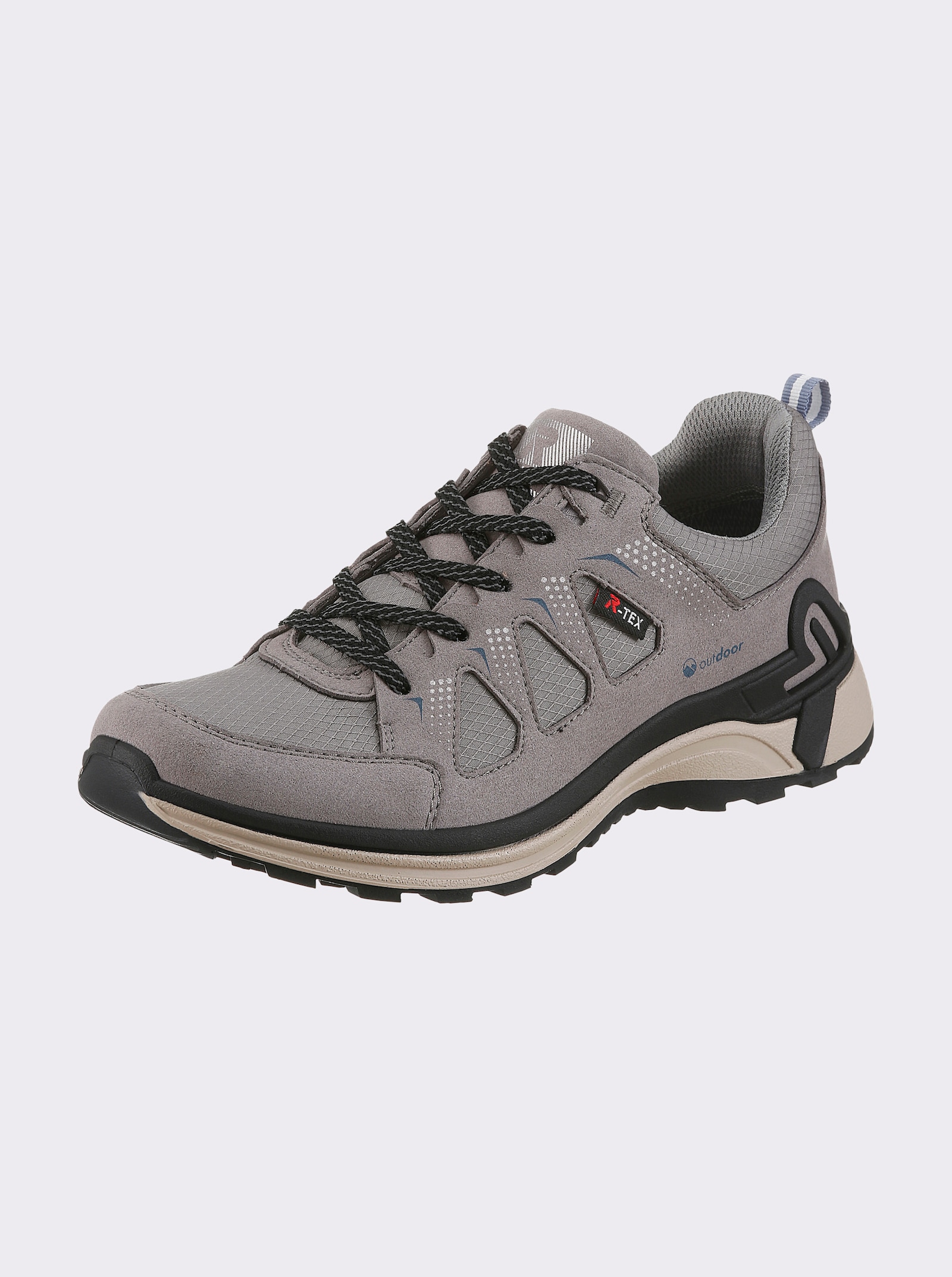 Rieker Trekkingschuh mit Wechselfußbett - grau