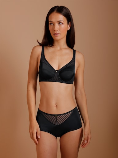 wäschepur Entlastungs-BH mit Bügel - schwarz