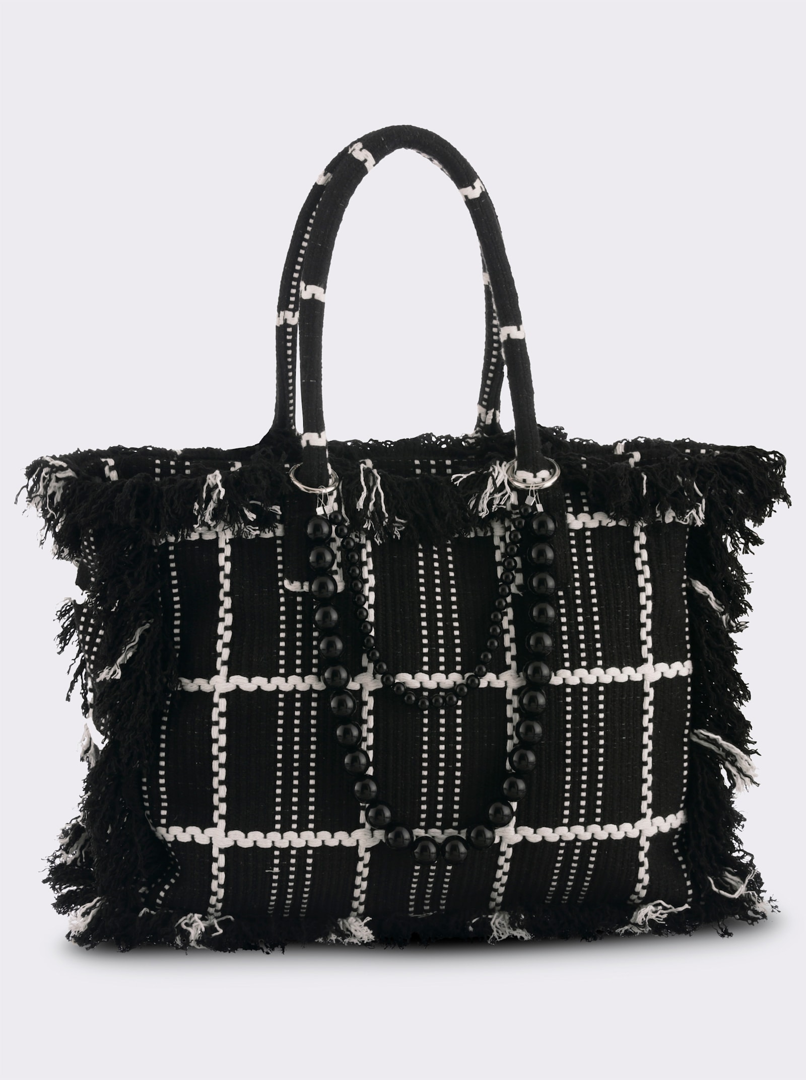 heine Tasche - schwarz-weiß