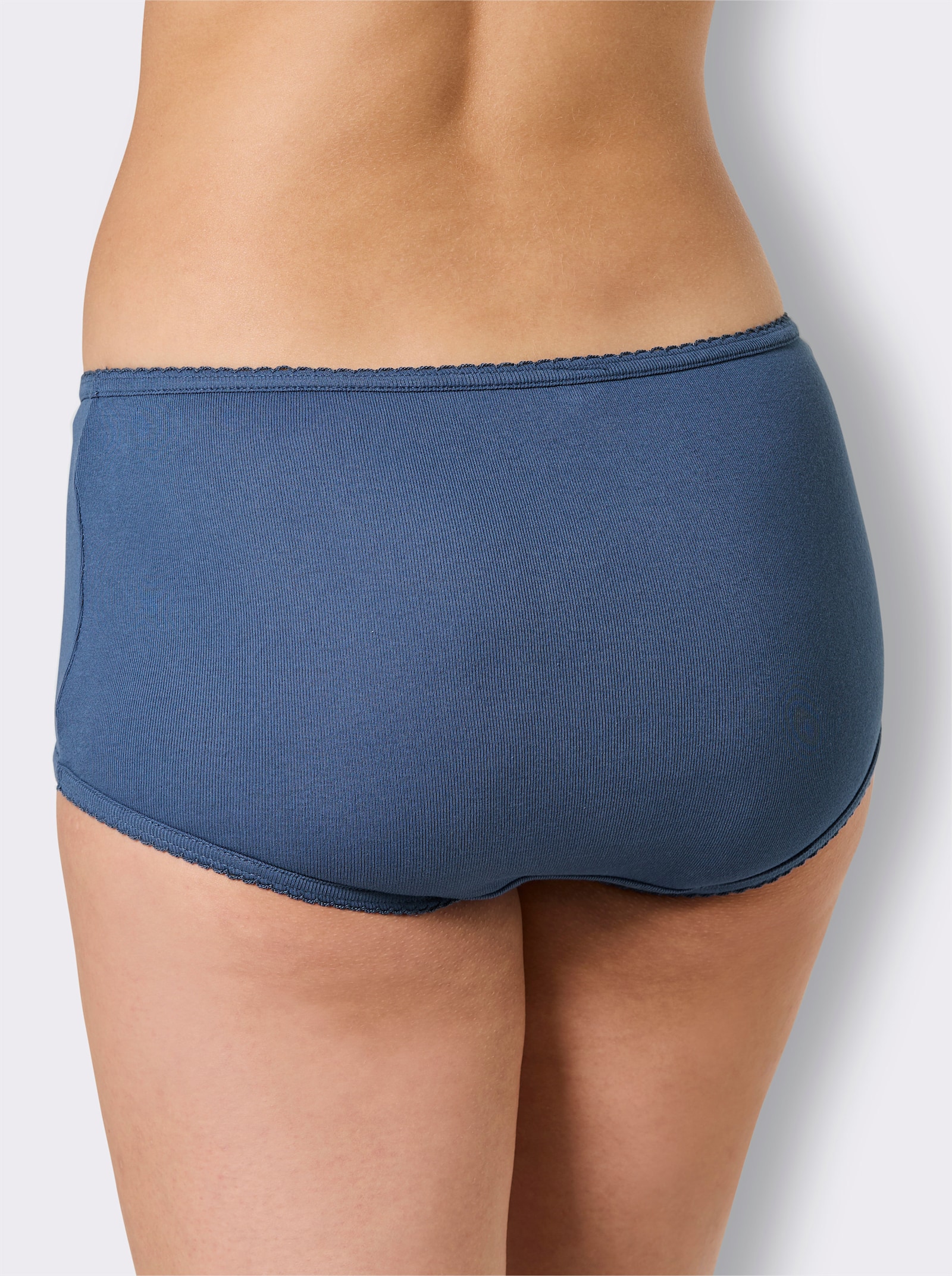 wäschepur Taillenslip - marine + jeansblau + mint