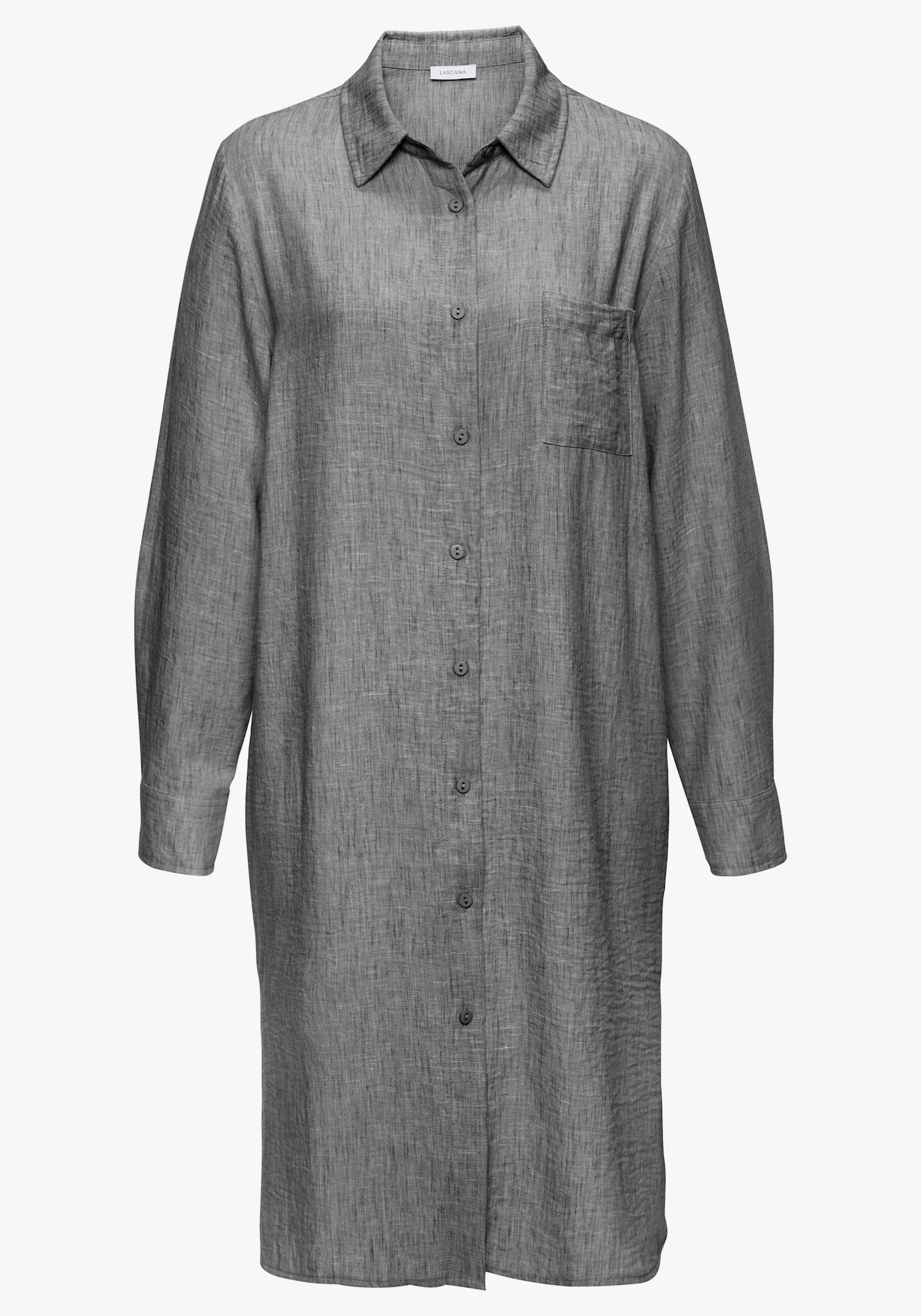 Buffalo Longbluse - anthrazit meliert