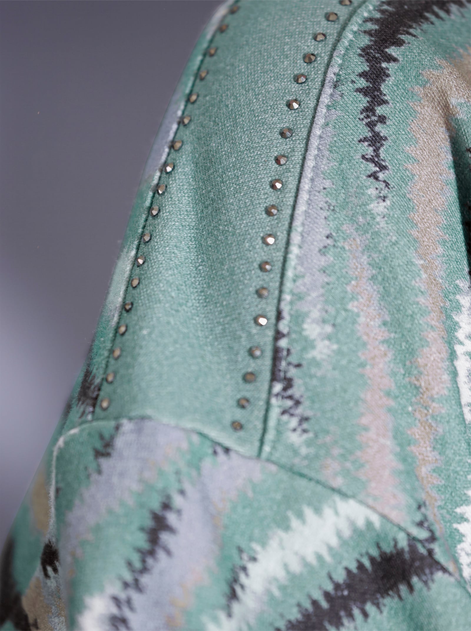 3/4-Arm-Shirt mit Grafik-Druck - jade-graphit-bedruckt