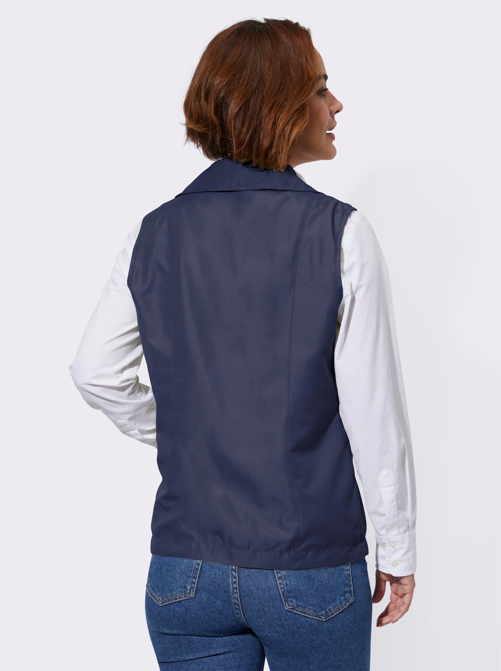 Weste in Microfaser-Qualität - marine