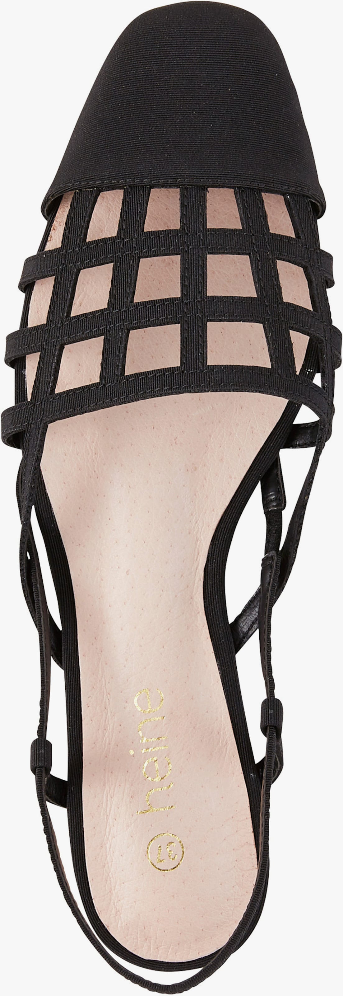 heine slipper - zwart