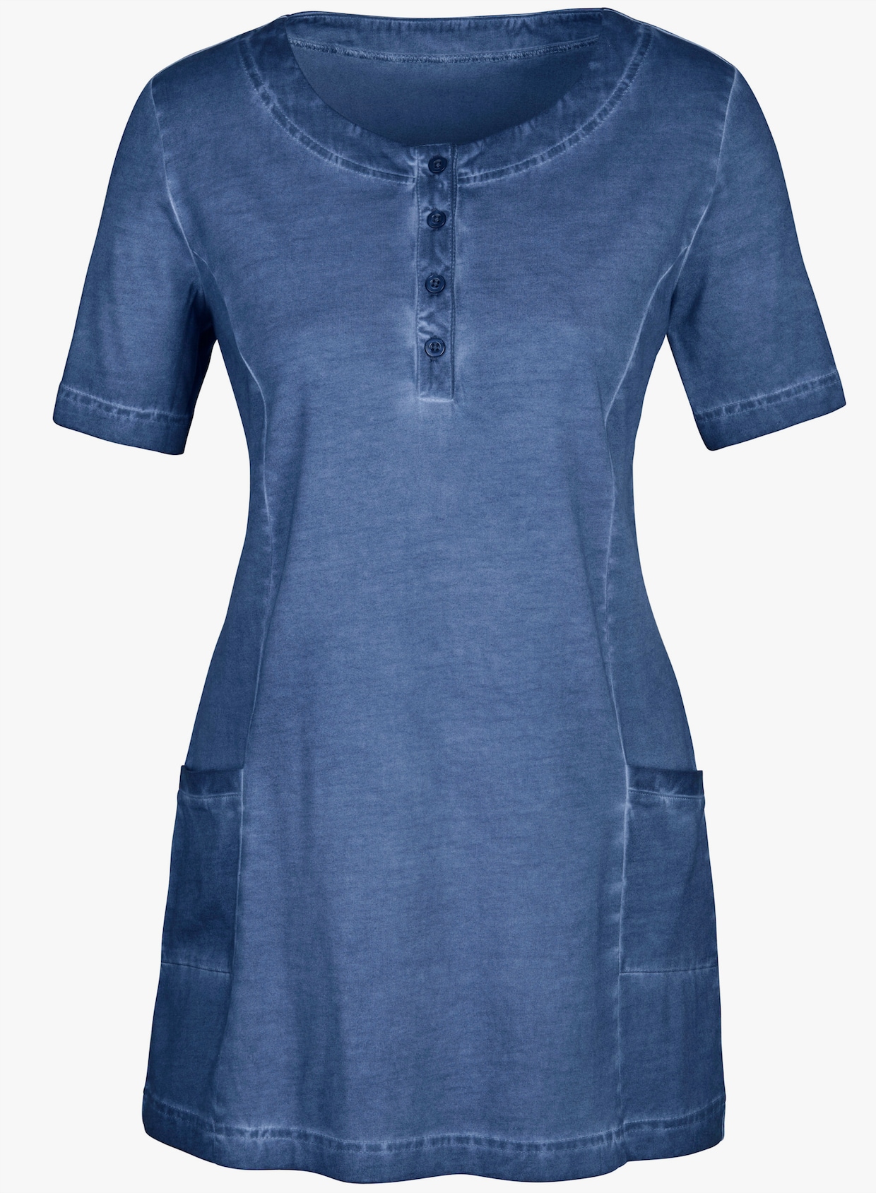 Longshirt - rauchblau