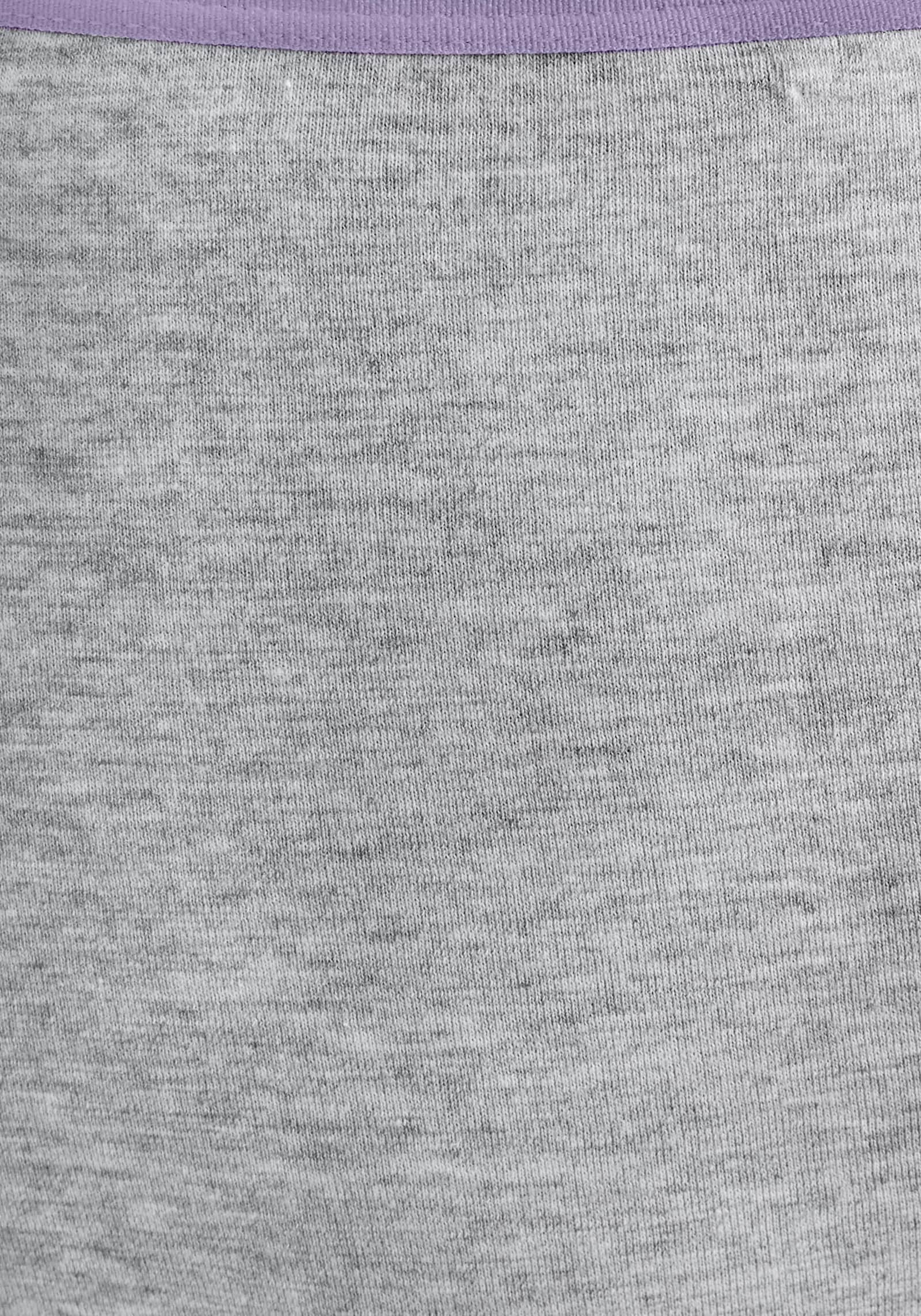 petite fleur Hüftslip - grau-meliert, weiß