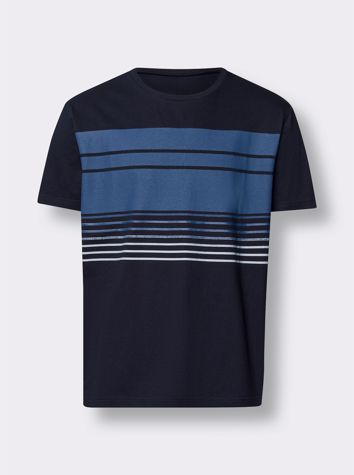 Tričko pro volný čas - námořnická modrá-džínová modrá