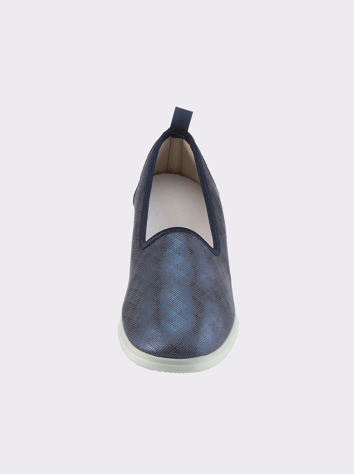 airsoft comfort+ Slipper - marine-kariert