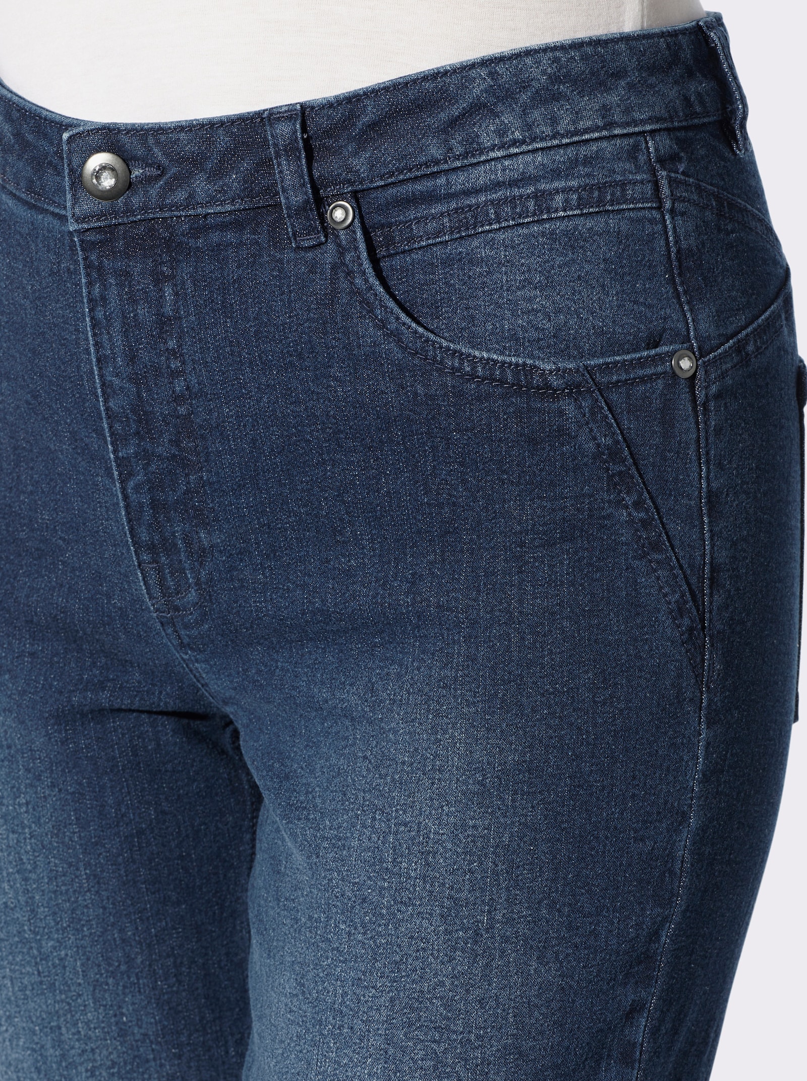 5-Pocket-Jeans mit Push-up-Effekt - dark blue