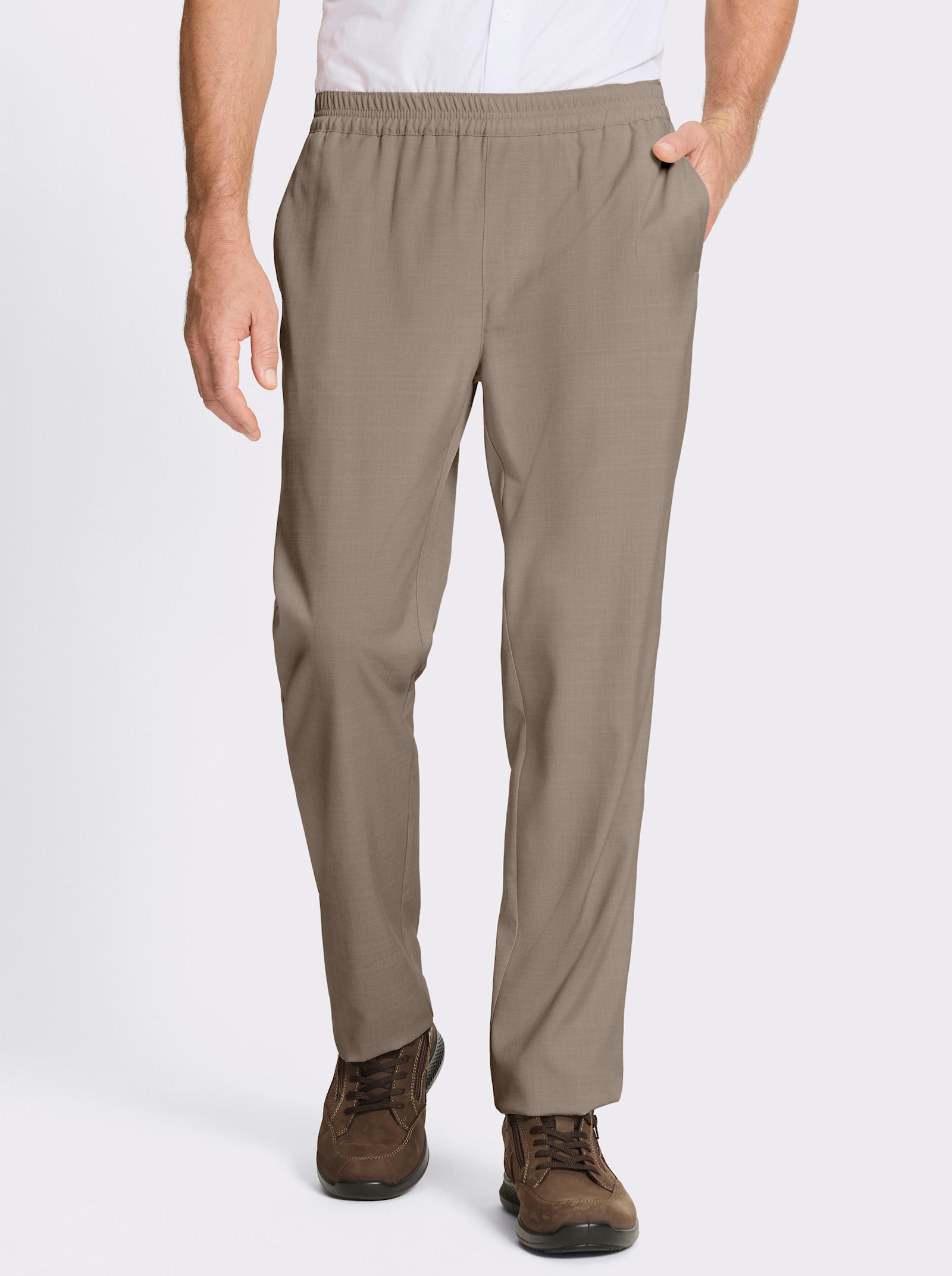 Brühl Schlupfhose mit Easy-Care-Eigenschaften - taupe