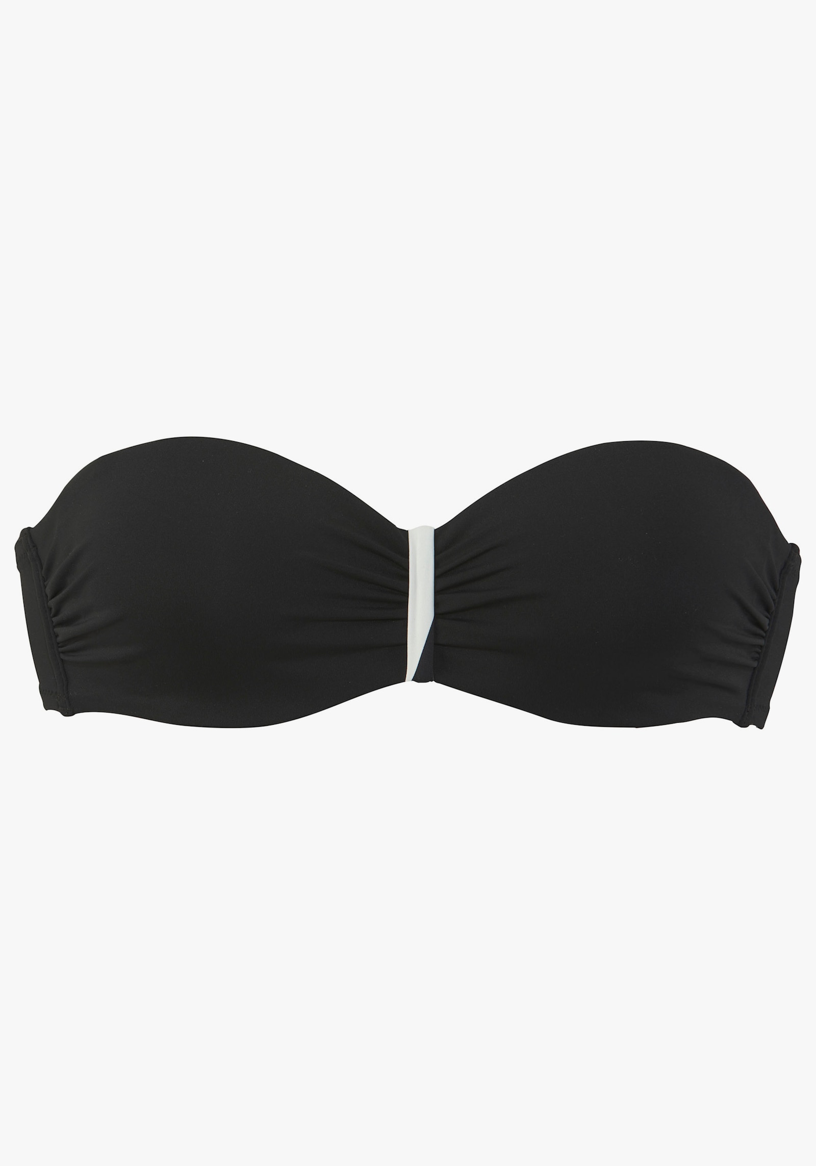 French Connection Bügel-Bandeau-Bikini - schwarz