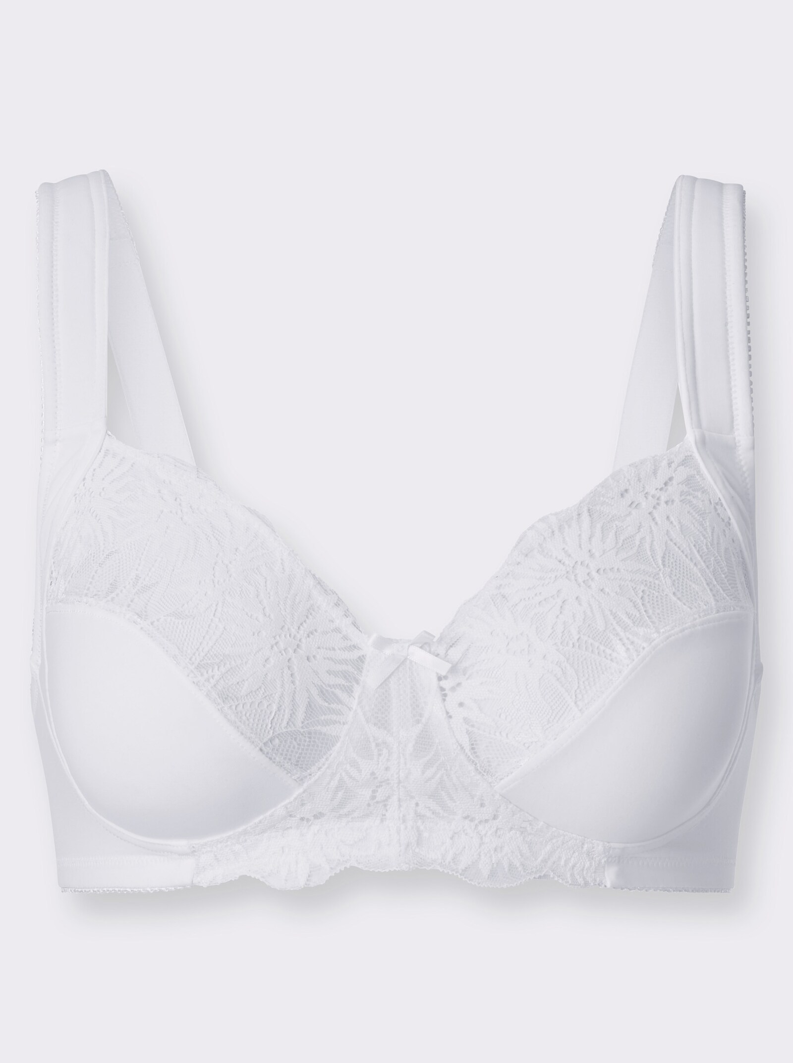 wäschepur BH ohne Bügel - weiß