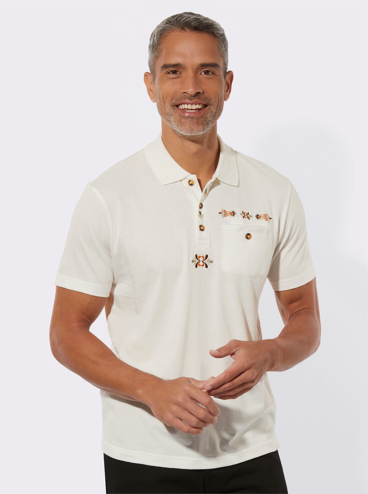 Poloshirt - ecru