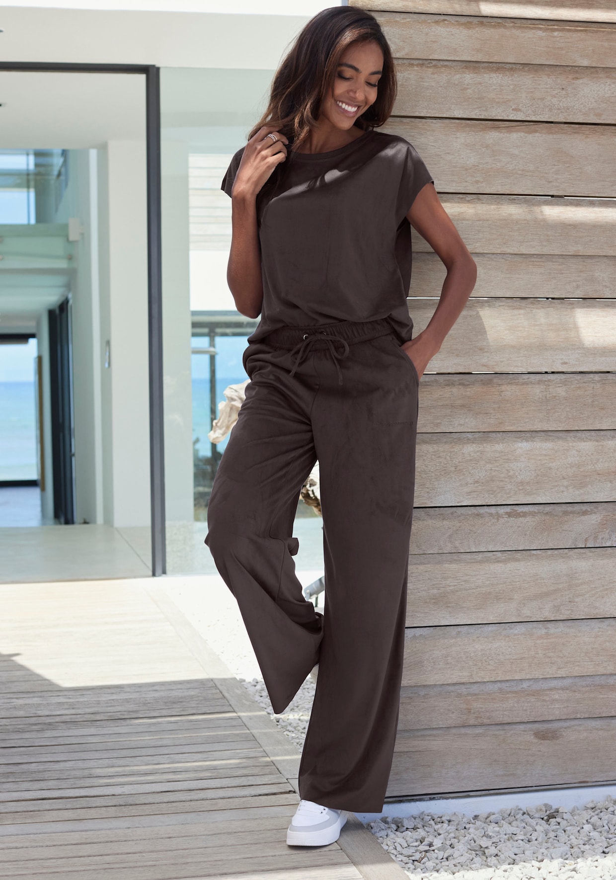 French Connection T-Shirt - dunkelbraun