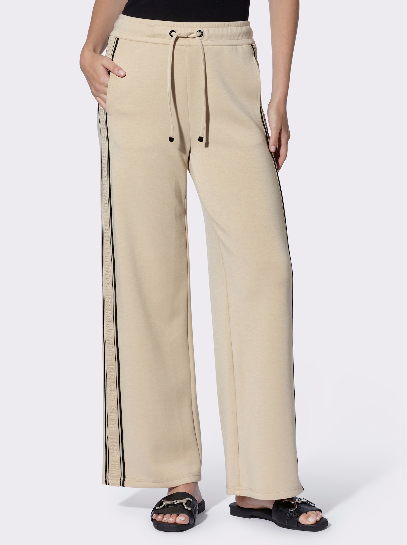 heine Pantalon molletonné - sable