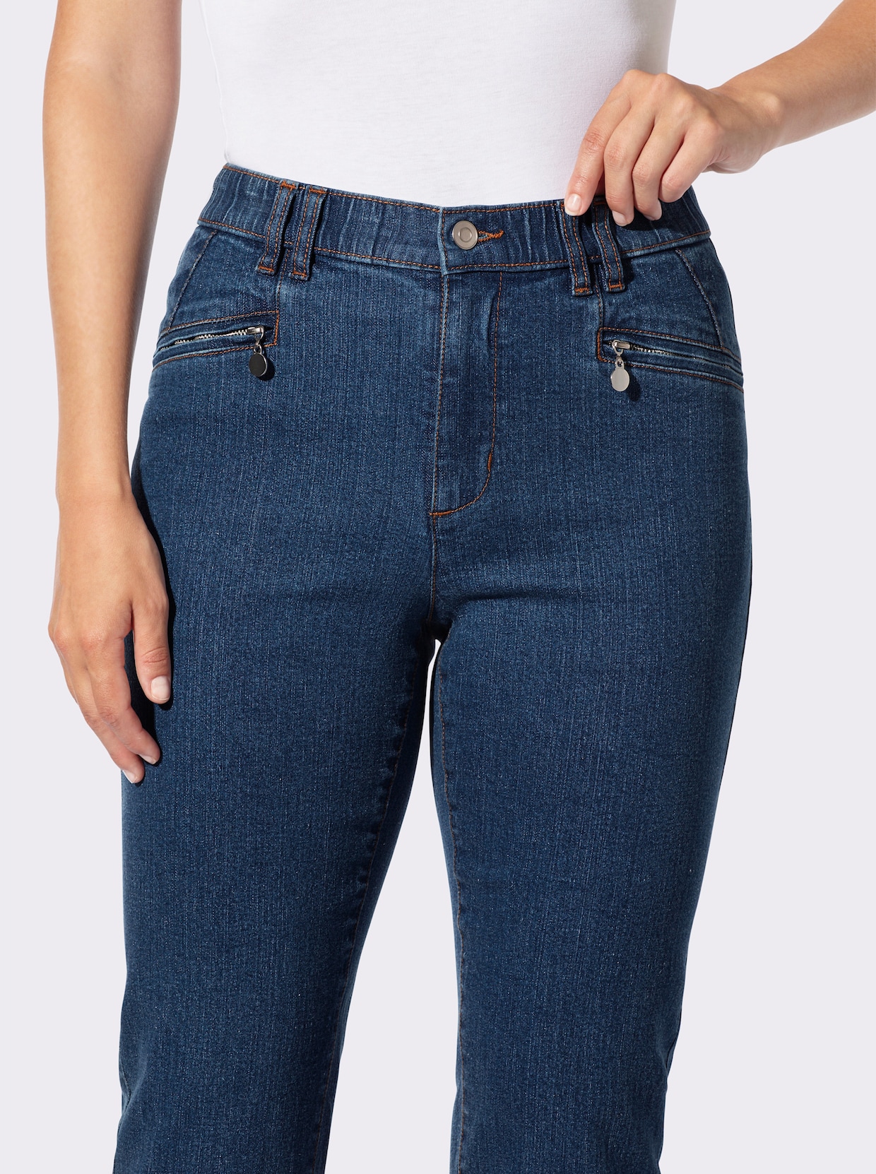 Jeans - blue-stone-washed