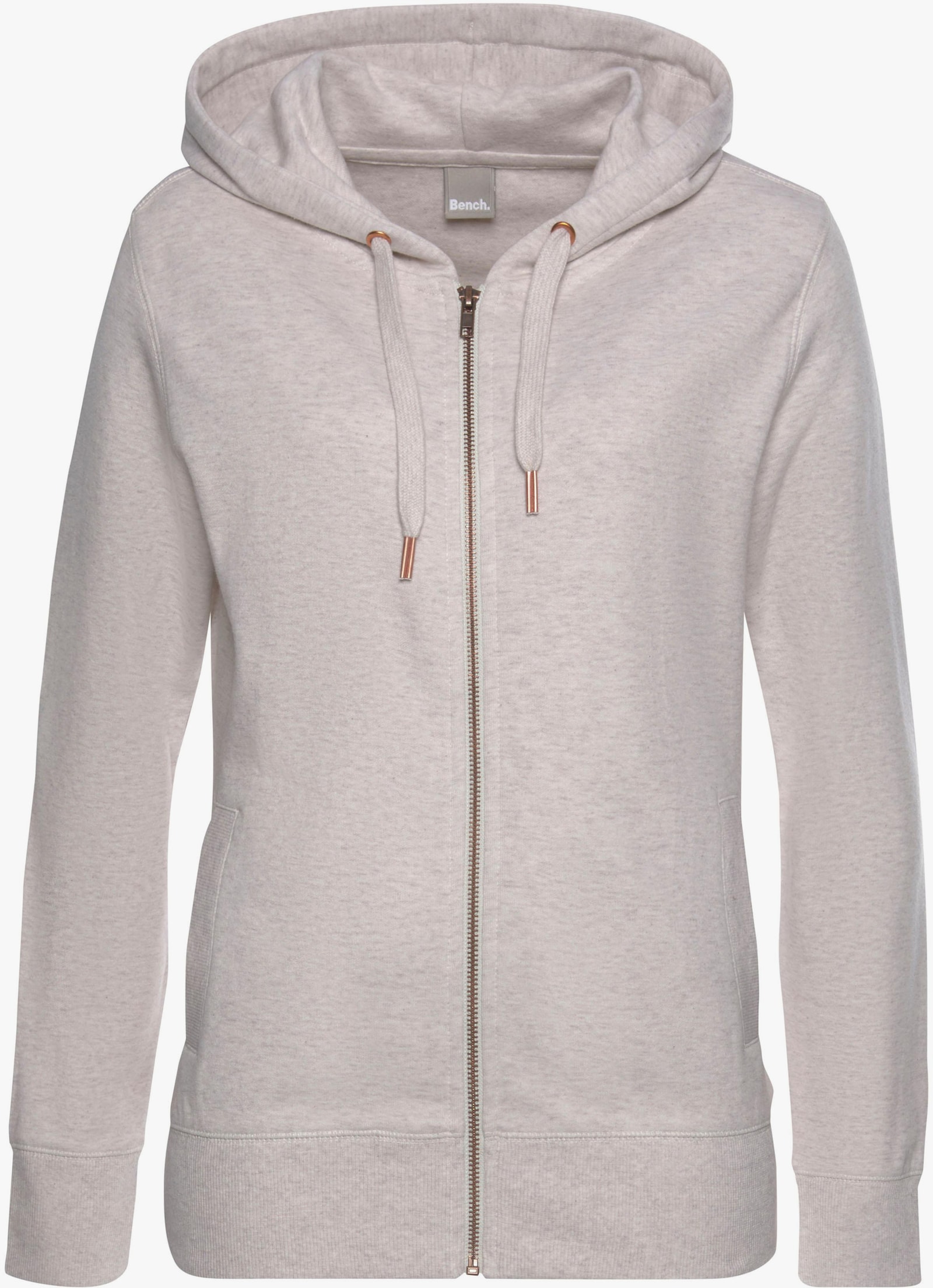 Bench. Loungewear Veste sweat - beige chiné