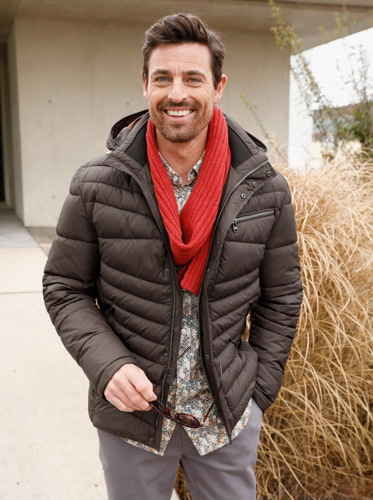 New Canadian Steppjacke - schoko