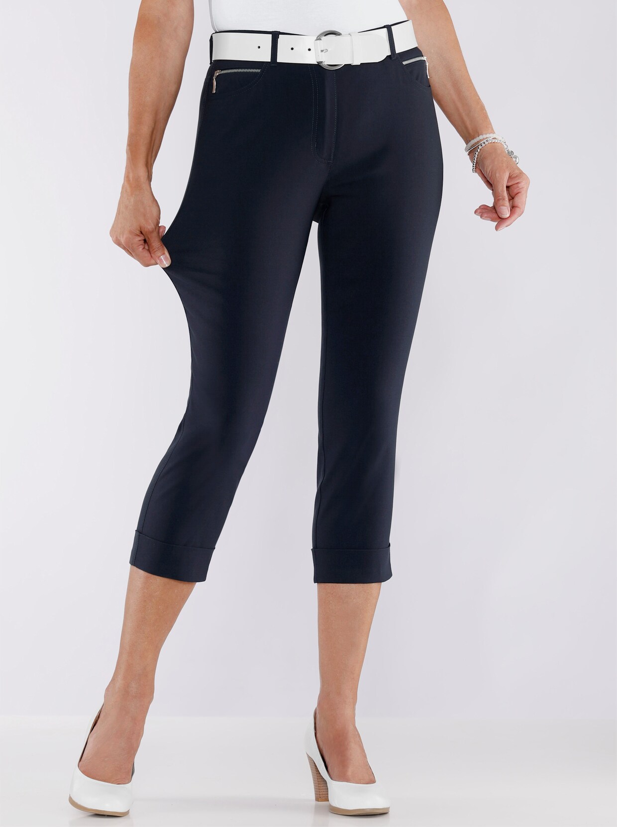 Stehmann Comfort line 3/4-broek - marine