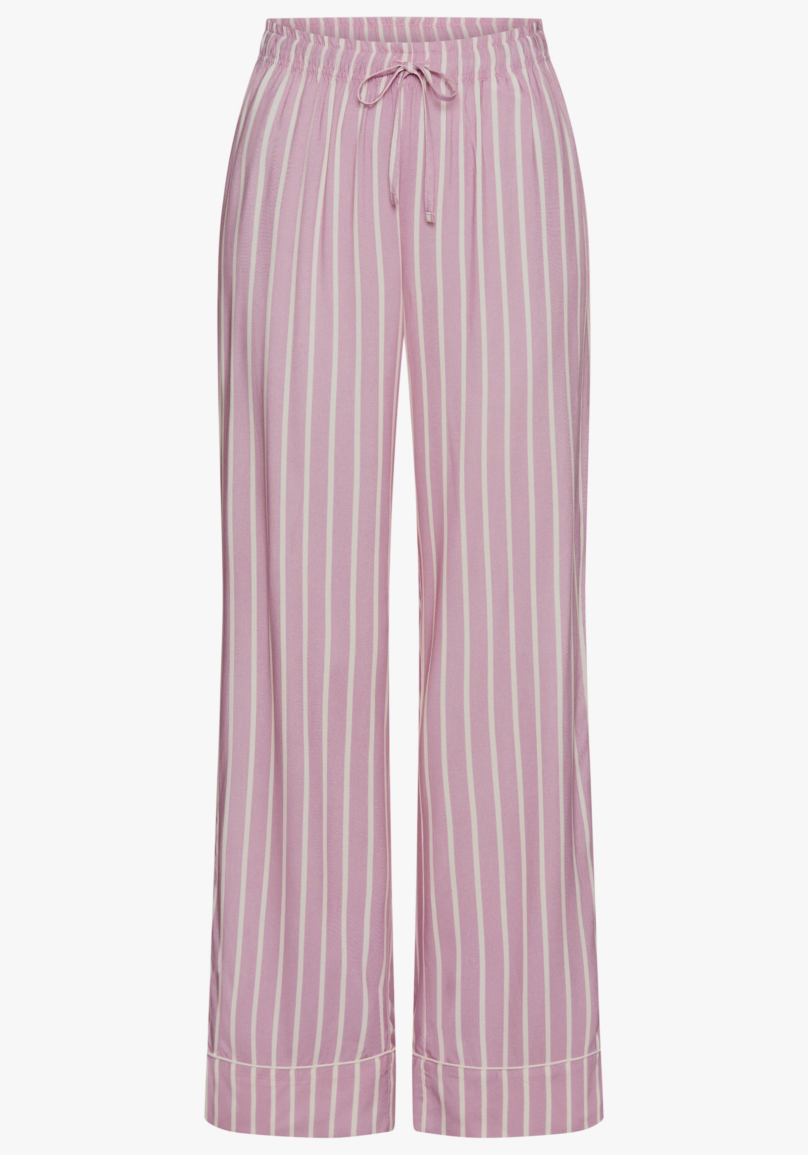 LASCANA Bas de pyjama - vieux rose à rayures
