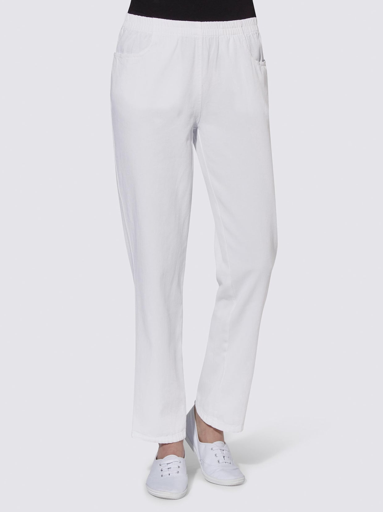 Schlupfhose - weiß
