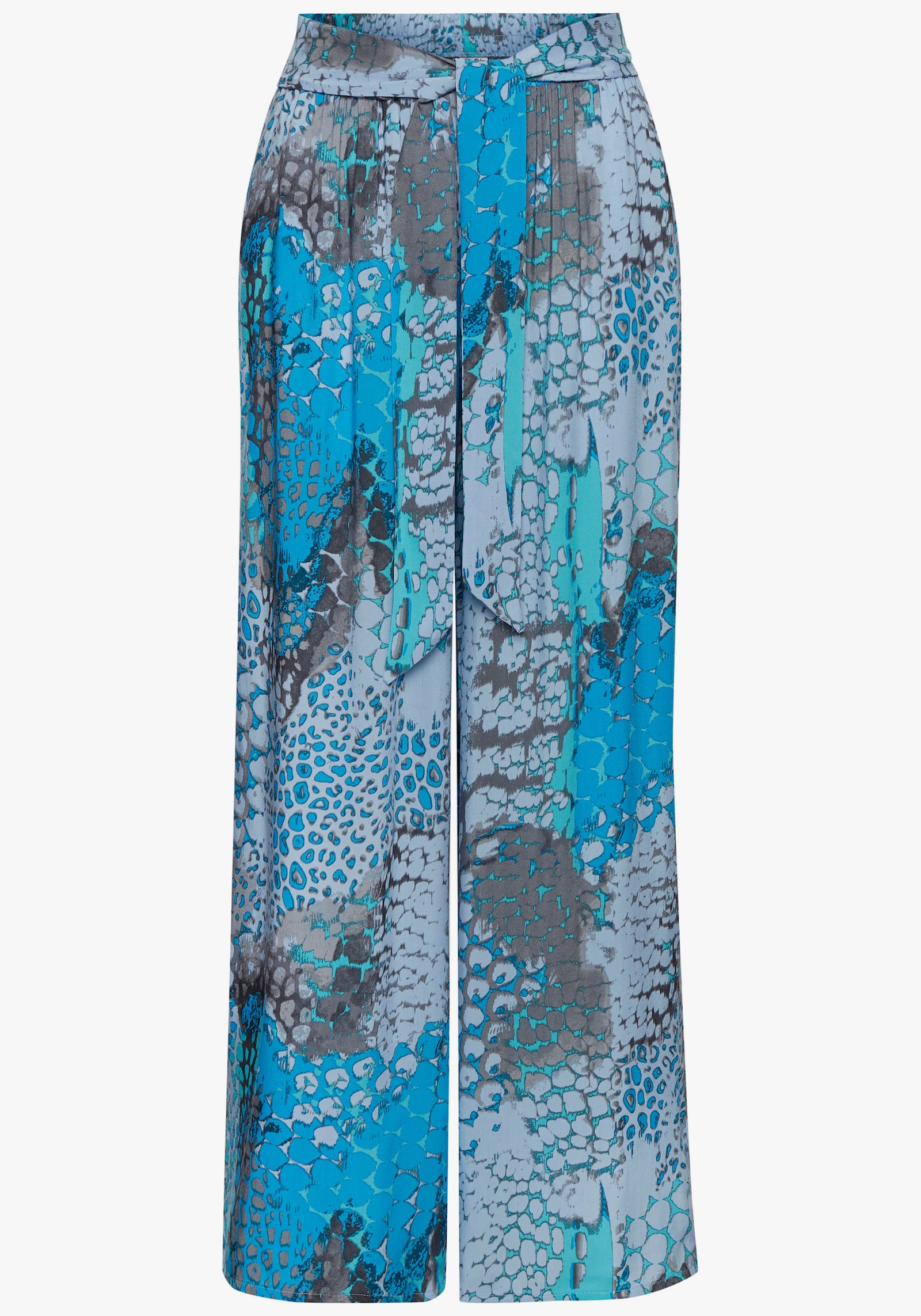 Buffalo Palazzohose - blau bedruckt
