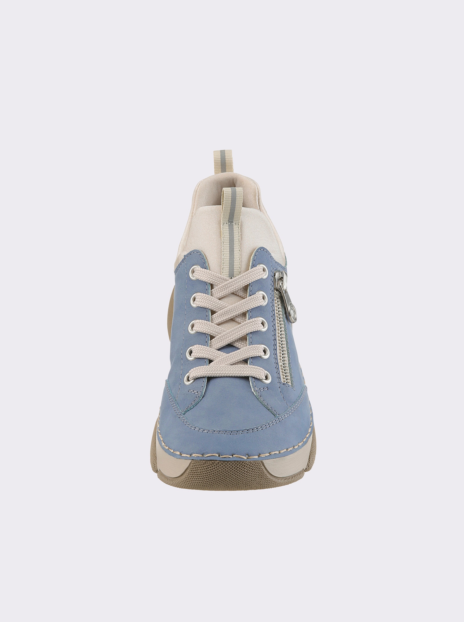 Rieker Sneaker mit elastischem Einsatz - mittelblau