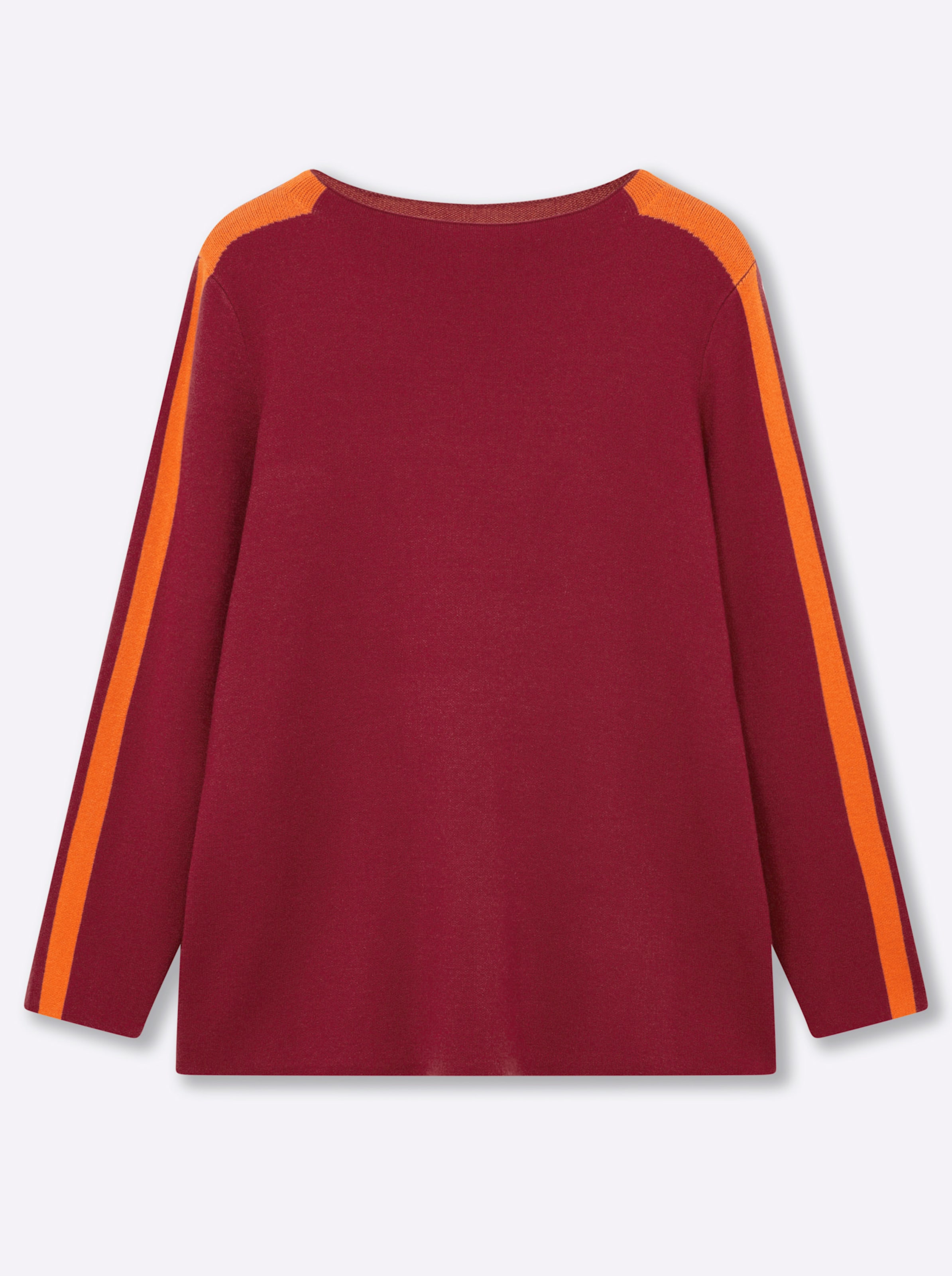 Sheego Damen Kirsche Orange Strickpullover "Pullover" von Baur - Bild 3