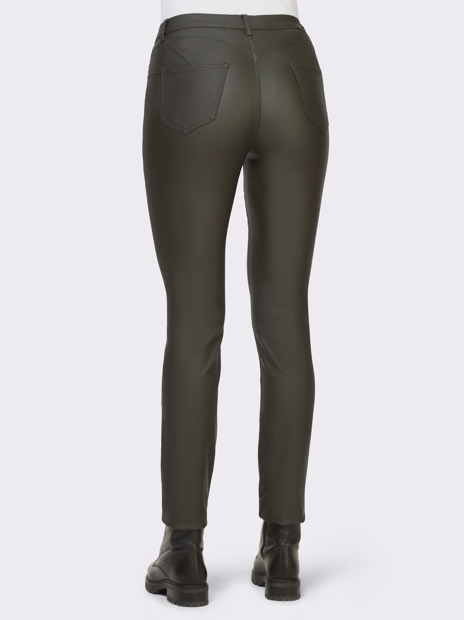 heine Pantalon effet ventre plat - kaki